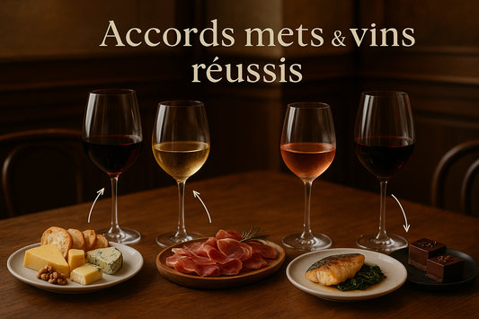 Accords mets & vins réussis: nos conseils
