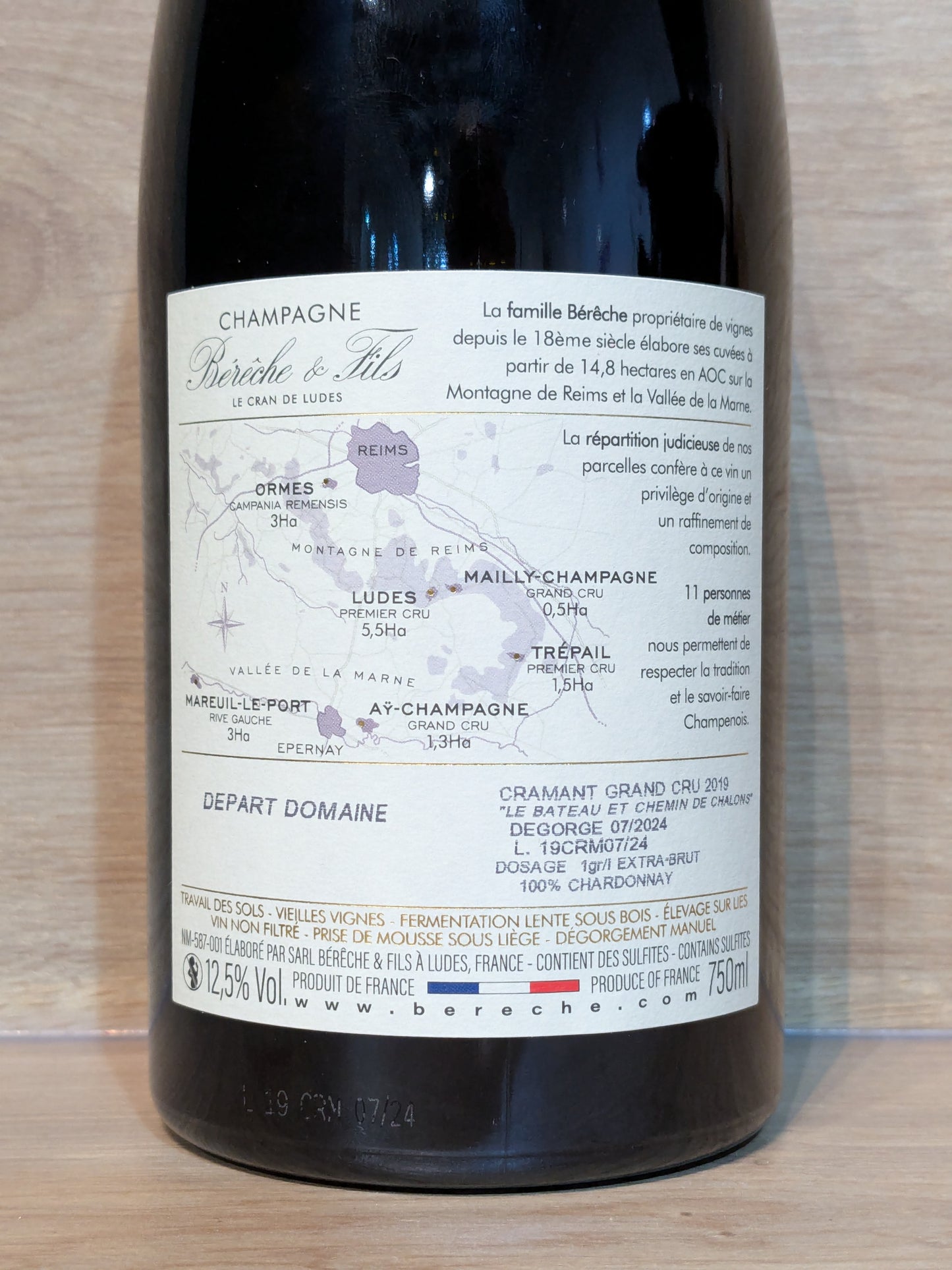 Bérêche & Fils - Cramant Grand Cru Millésime 2019 - CPHWINES