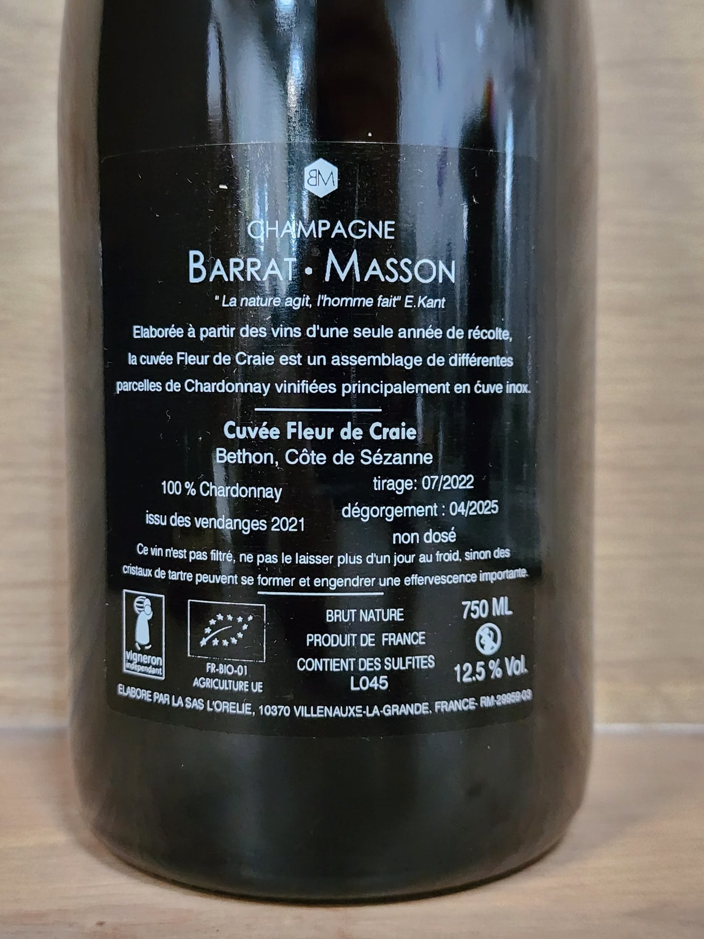 Barrat-Masson - Fleur de Craie 2021 - CPHWINES