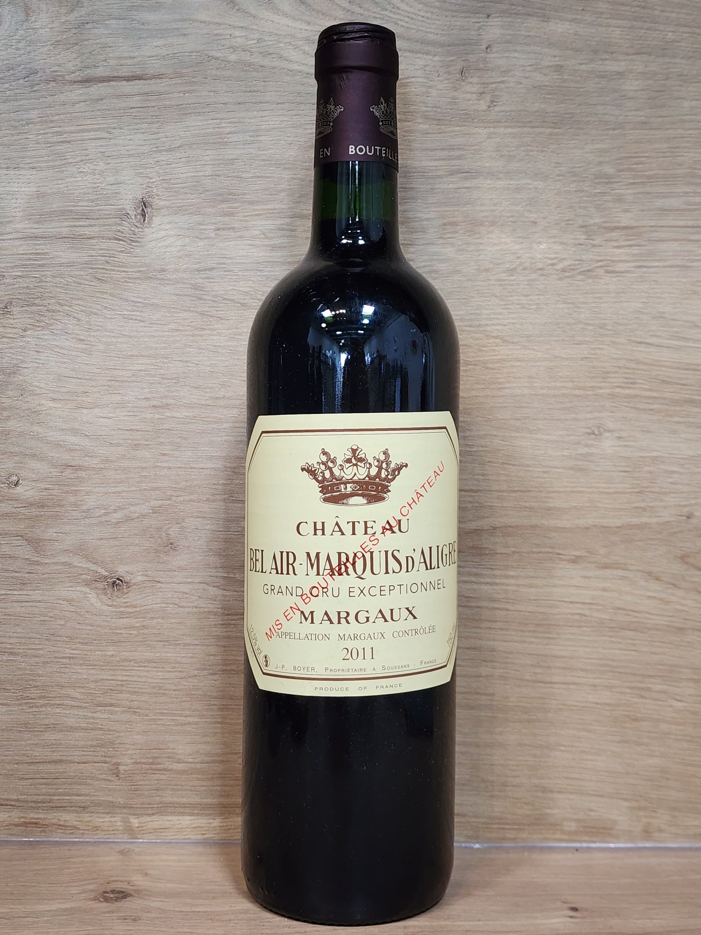 Bel air-Marquis d'Aligre 2011 - CPHWINES