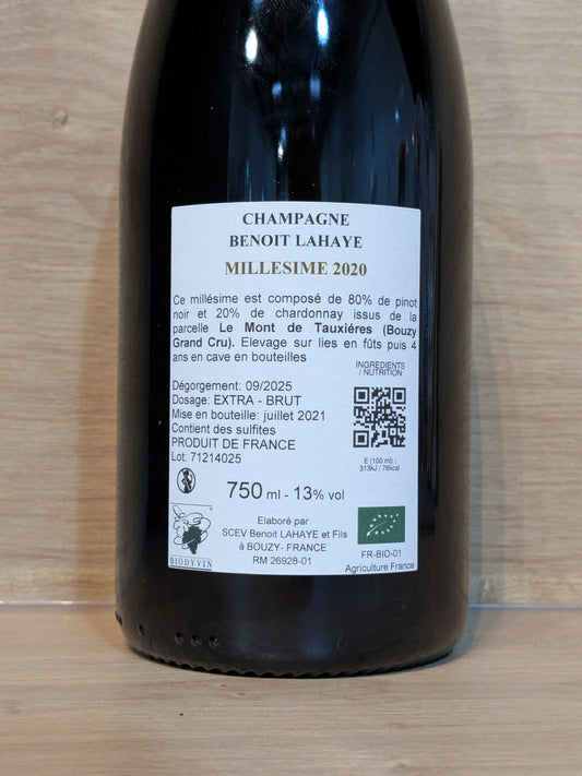 Benoît Lahaye - Millésime 2020 - CPHWINES