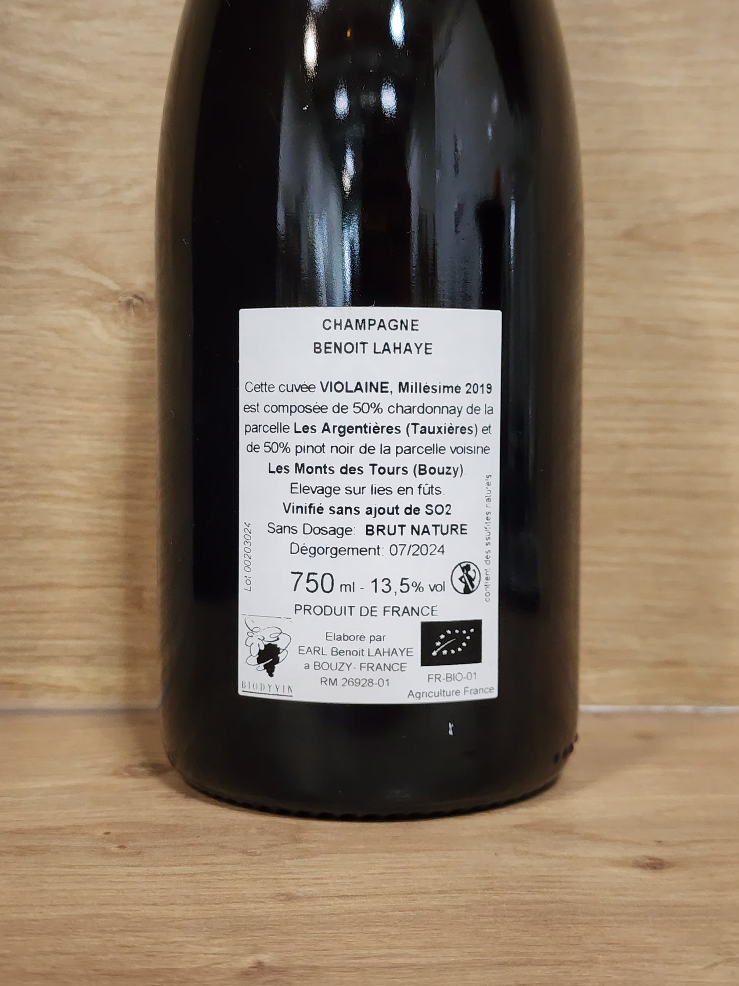 Benoît Lahaye – Violaine 2019 - CPHWINES