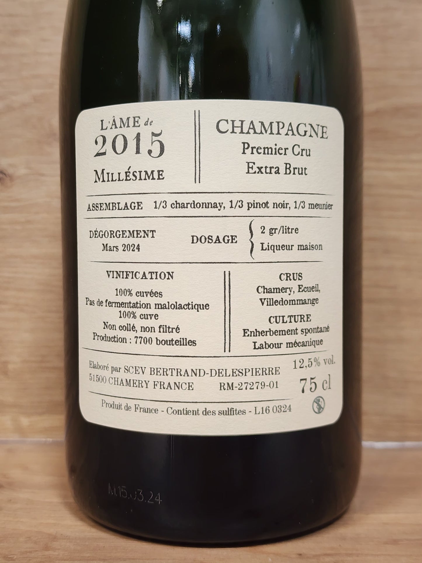 Bertrand-Delespierre – L’ÂME 2015 - CPHWINES