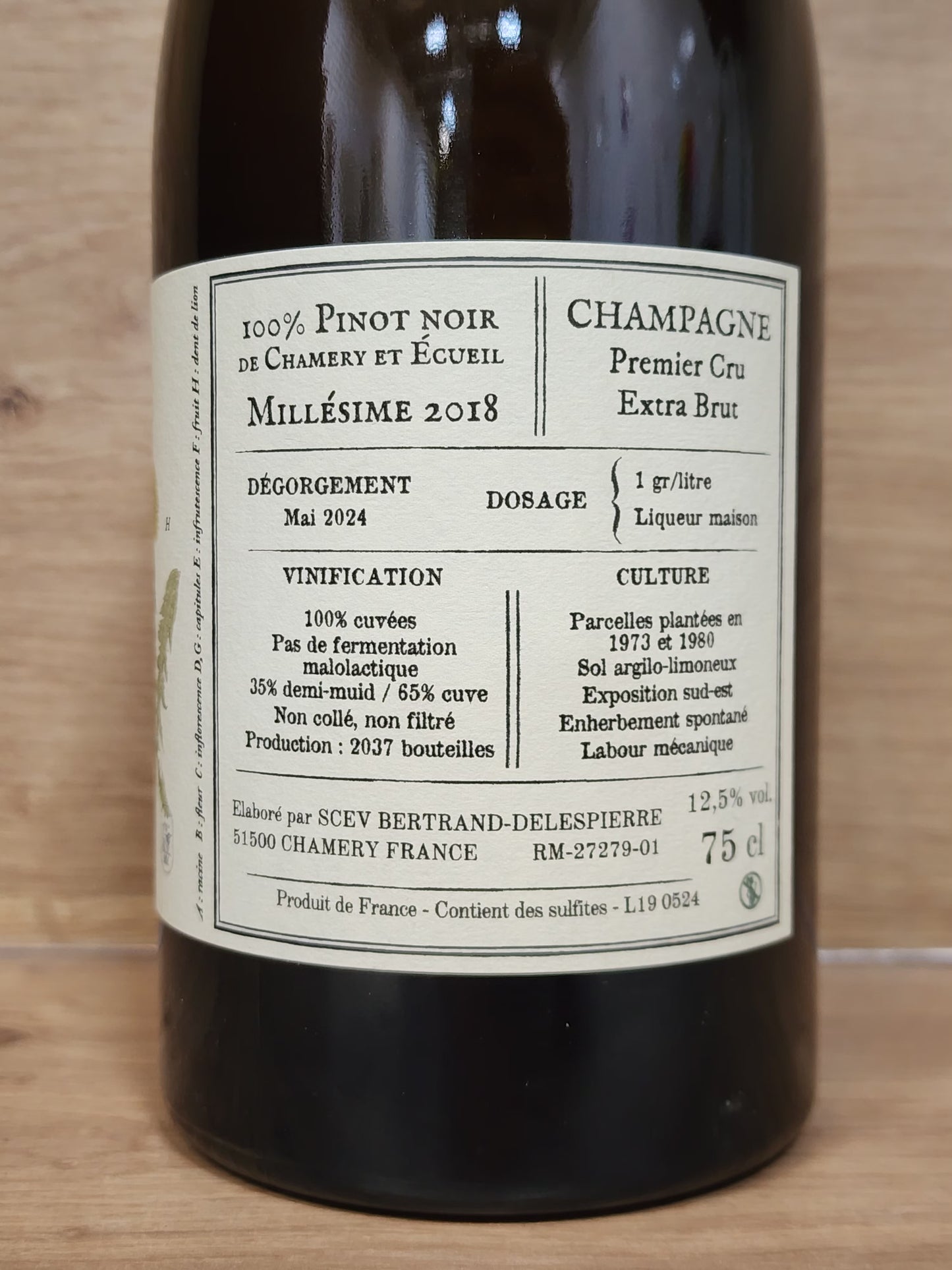 Bertrand-Delespierre – Pinot Noir 2018 - CPHWINES