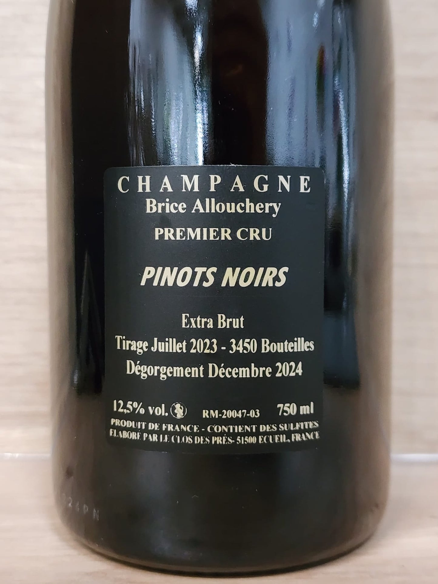Brice Allouchery Pinot Noir CPHWINES
