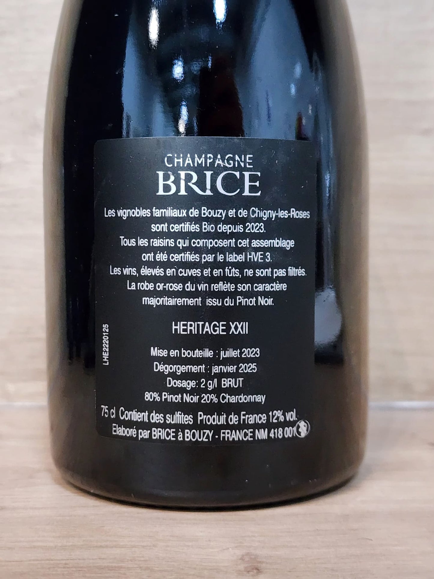 Brice – Héritage XXII - CPHWINES