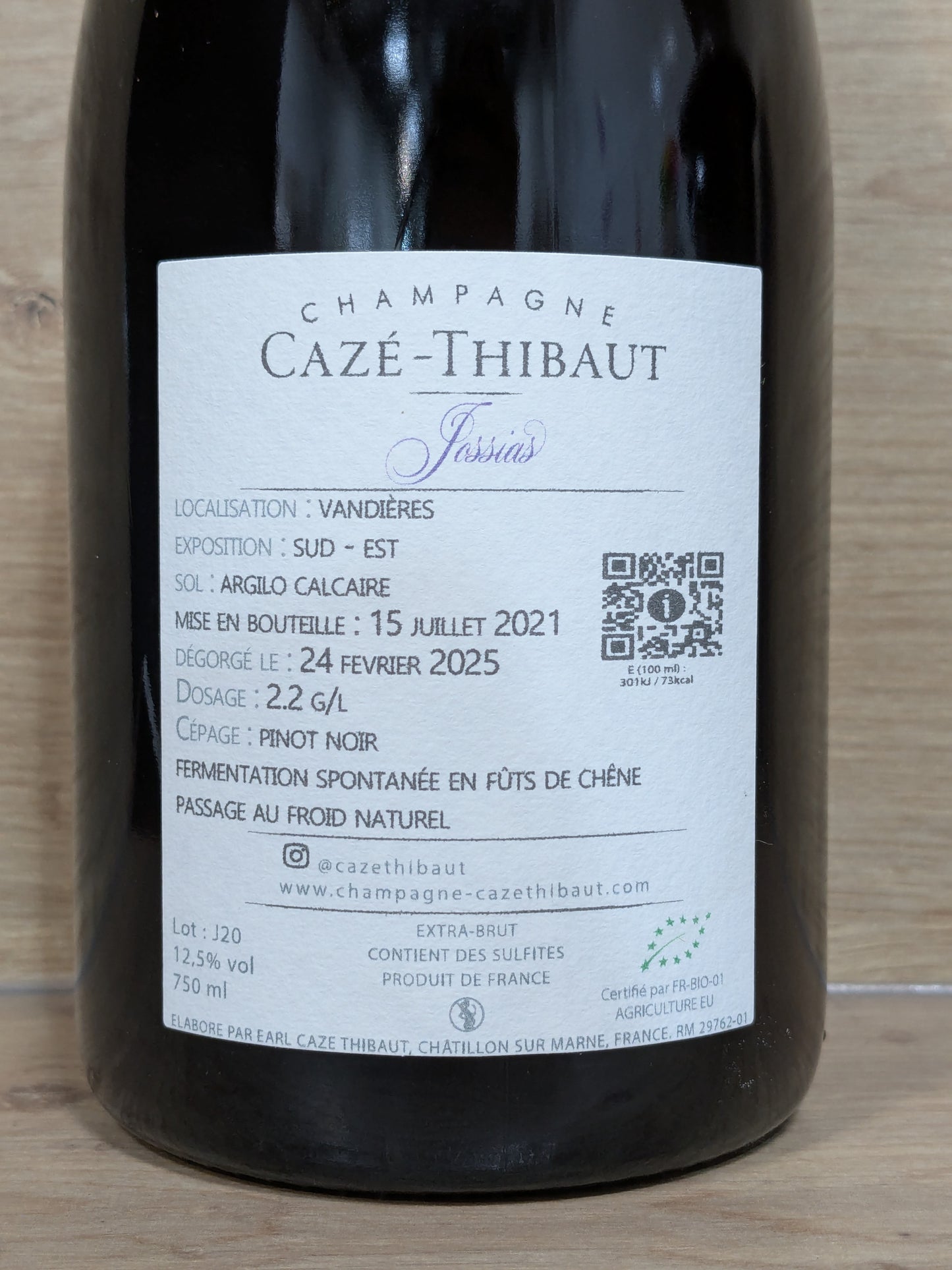 Cazé-Thibaut - Jossias 2020 - CPHWINES