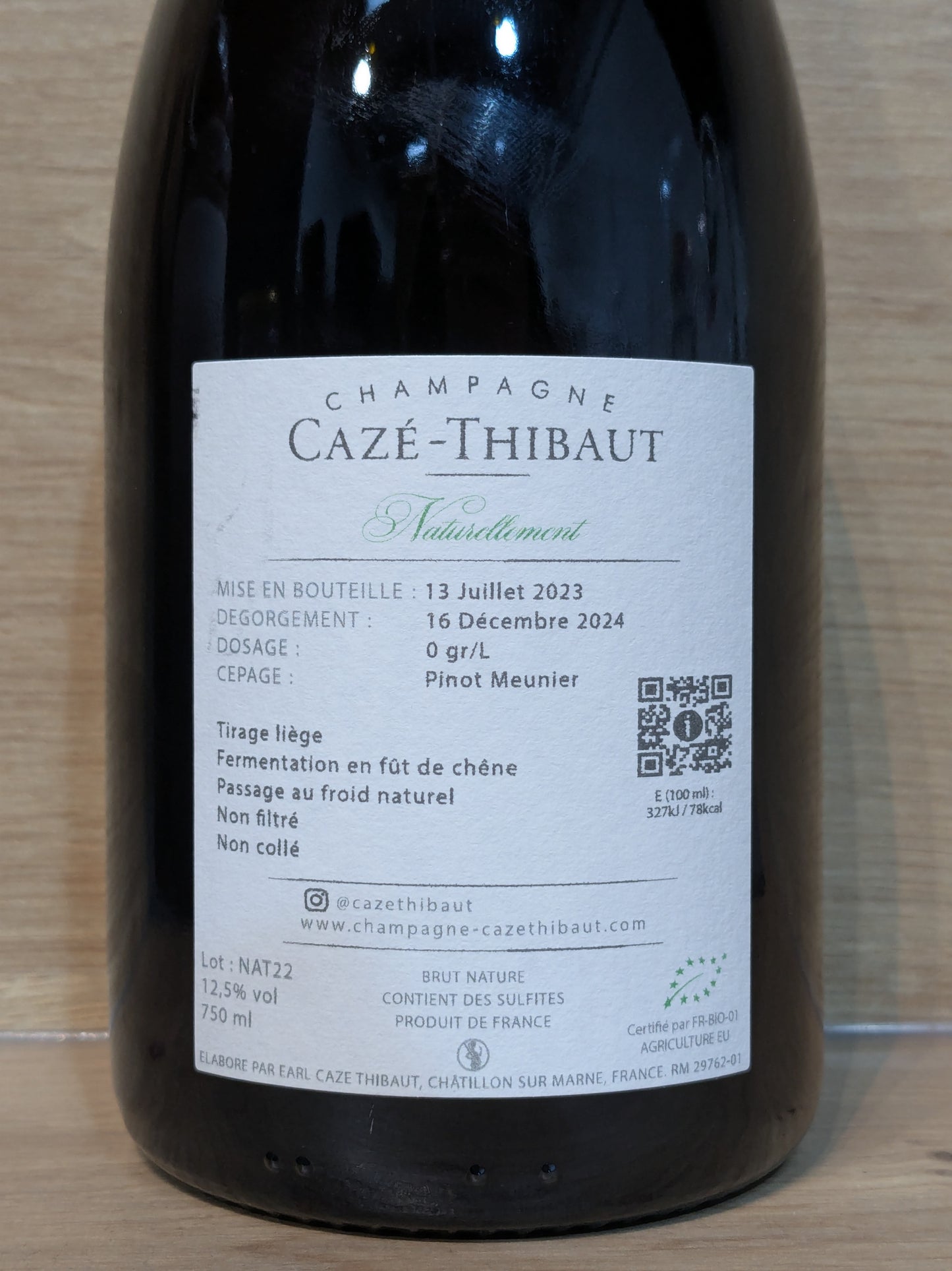 Cazé-Thibaut - Naturellement - CPHWINES