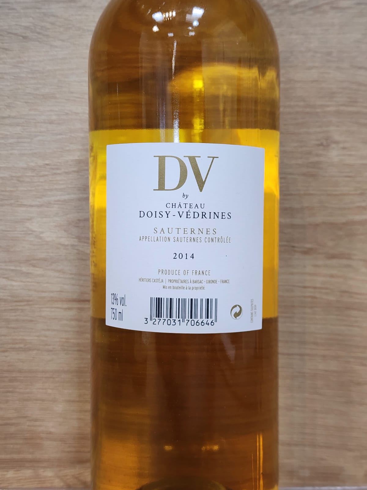 Château Doisy-Védrines 2014 - Sauternes - CPHWINES