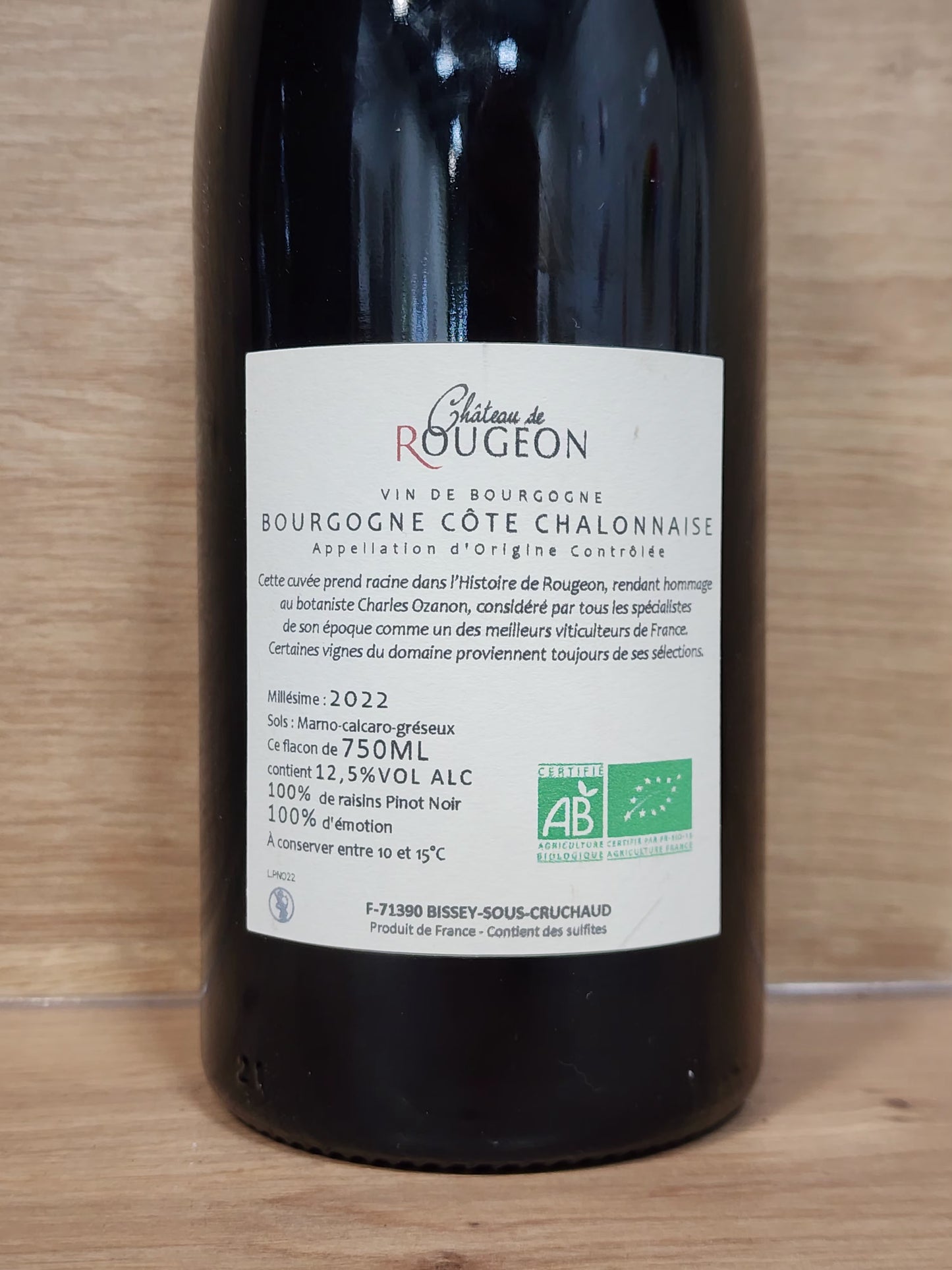 Château de Rougeon - Ozanot 2022 - CPHWINES