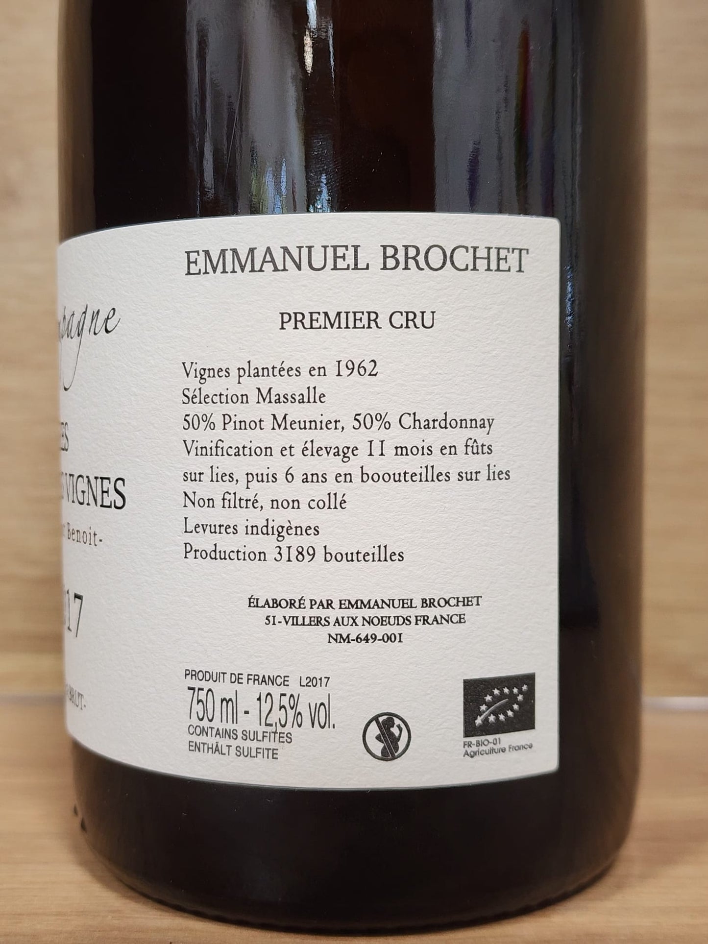 Champagne Emmanuel Brochet – Premier Cru 2017 CPHWINES