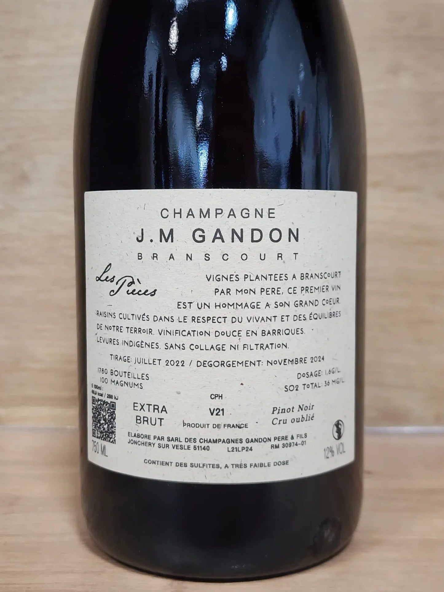 Champagne J.M. Gandon – Les Pieces - CPHWINES