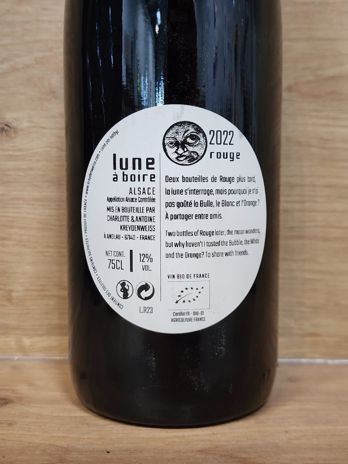 Charlotte & Antoine Kreydenweiss - Lune à Boire Rouge 2022 - CPHWINES