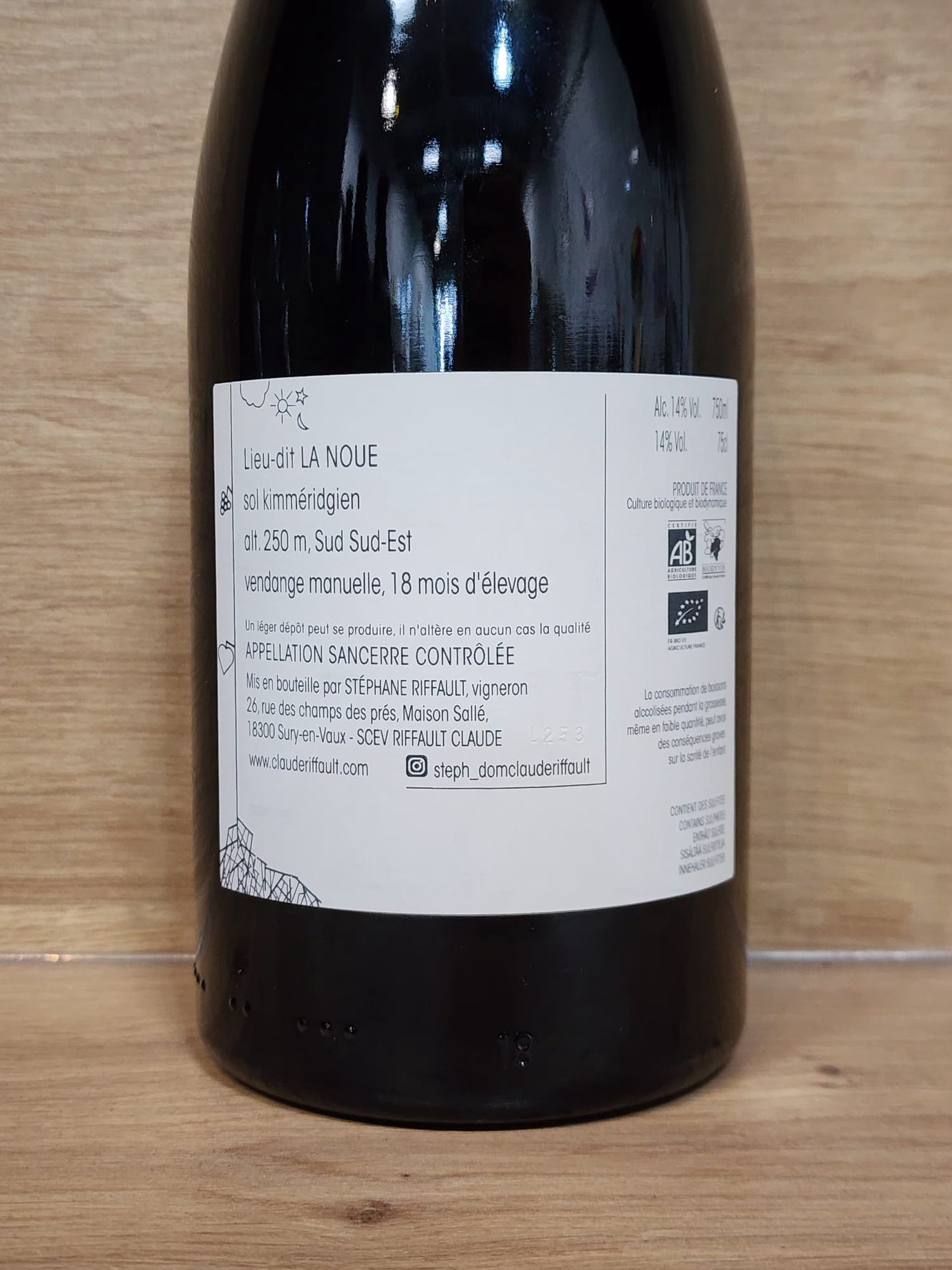 Claude Riffault - La Noue - Sancerre - CPHWINES