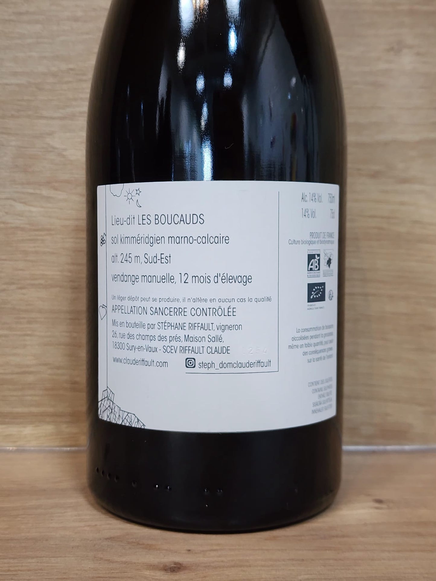 Claude Riffault - Les Boucauds - Sancerre - CPHWINES