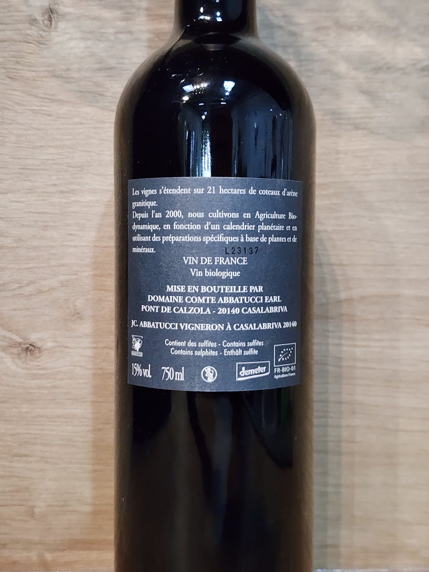 Comte Abbatucci - Faustine 2023 - CPHWINES
