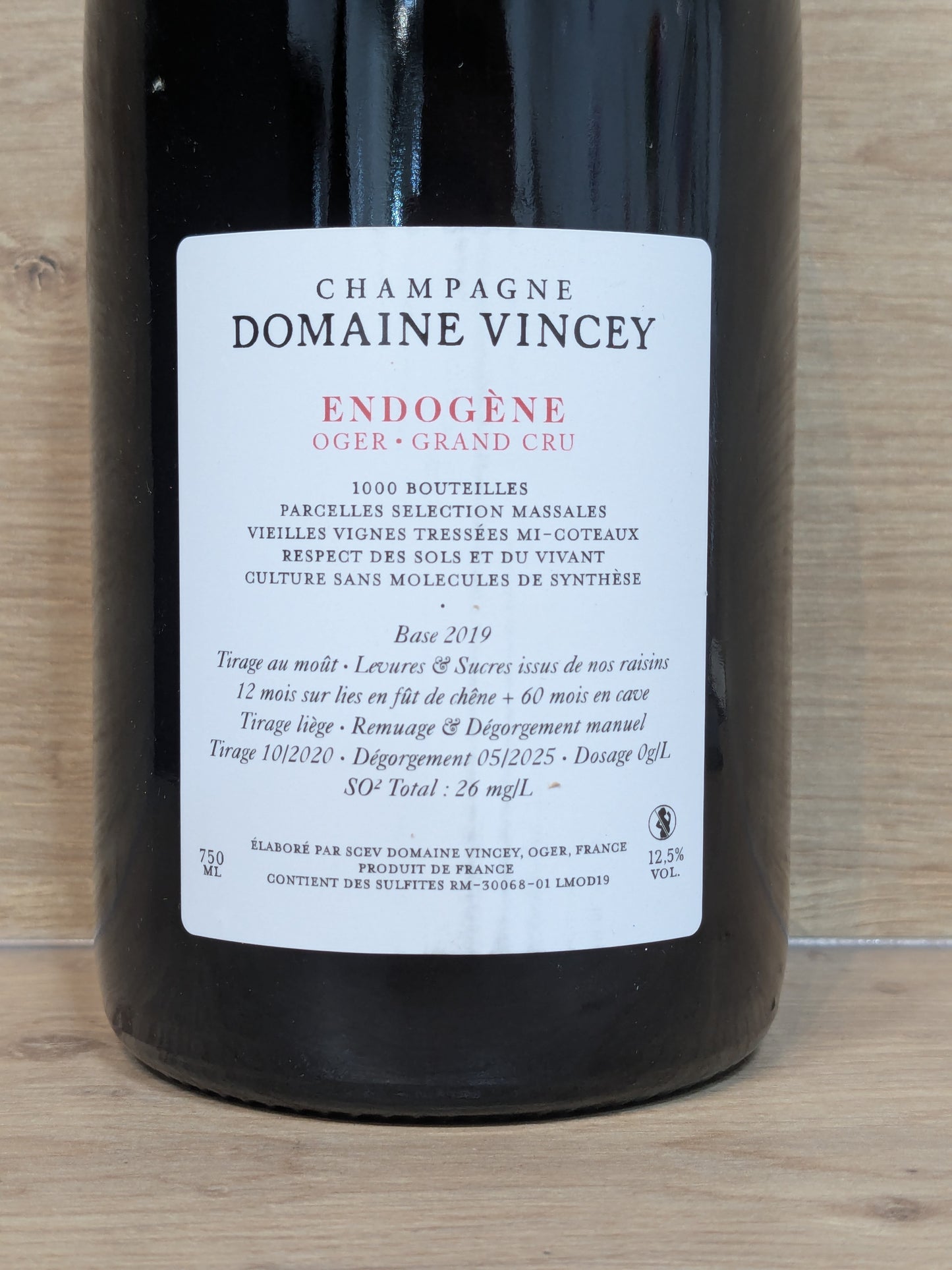 Domaine Vincey - Endogène 2019 - CPHWINES