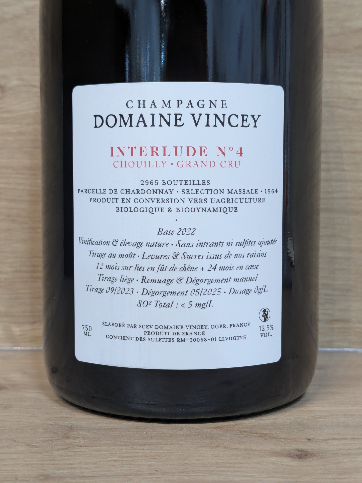 Domaine Vincey - Interlude 2022 - CPHWINES