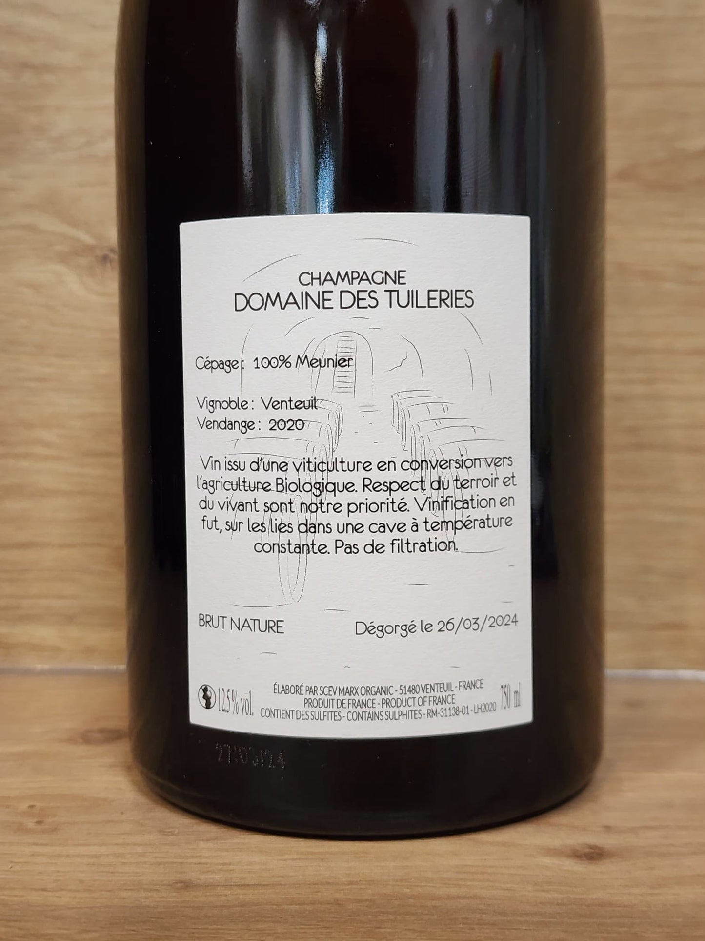 Domaine des Tuileries – Cuvée ACASIA - CPHWINES