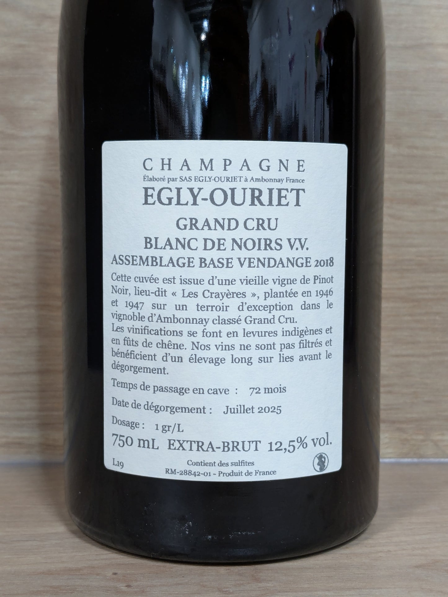 Egly-Ouriet - Grand Cru Blanc de Noirs - Les Crayères V.V. - CPHWINES