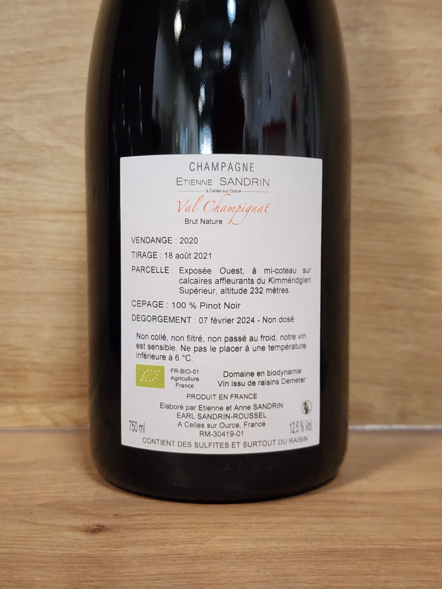 Etienne Sandrin – Val Champignat - CPHWINES