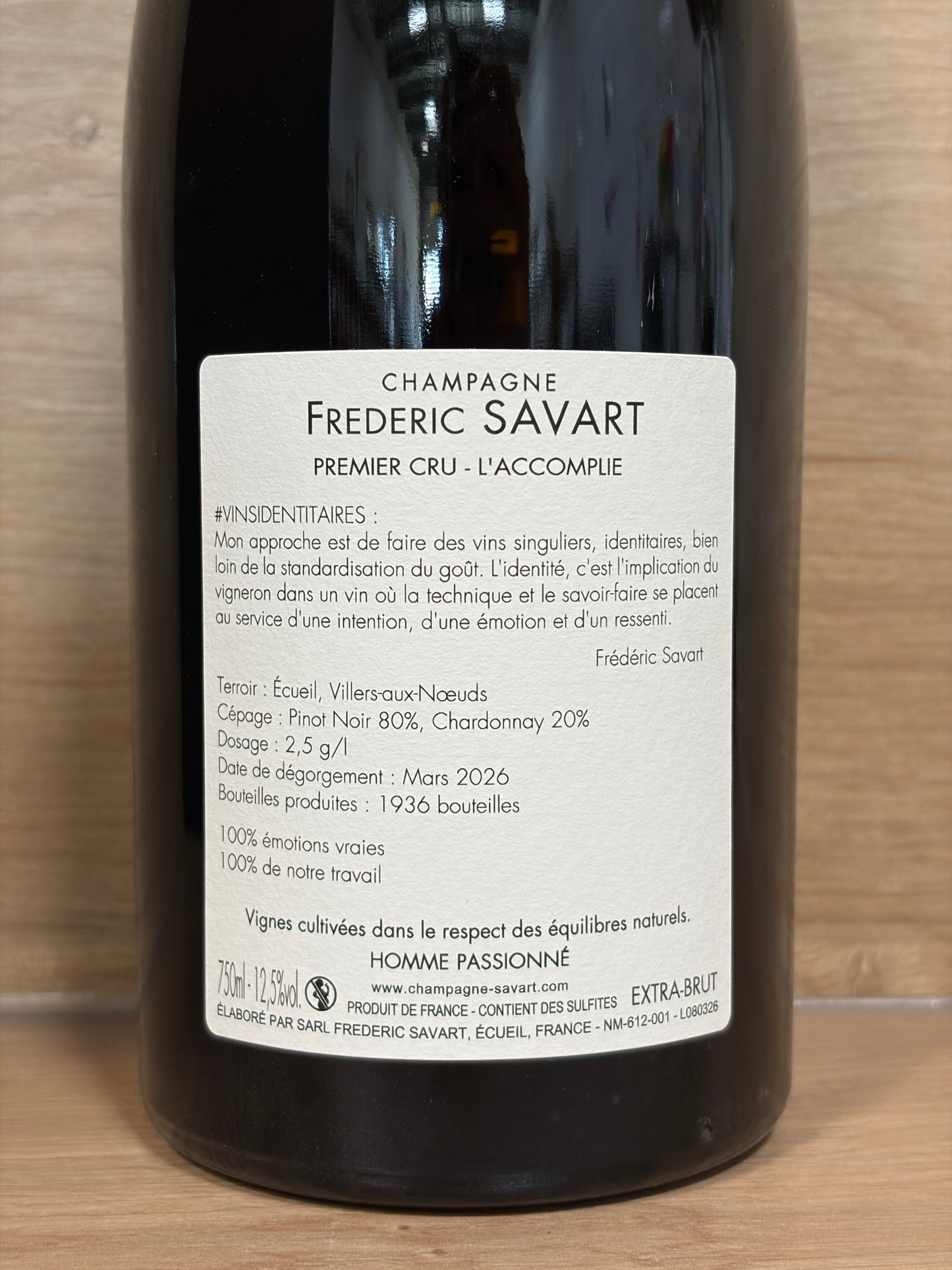 Frederic Savart - L'Accomplie - CPHWINES
