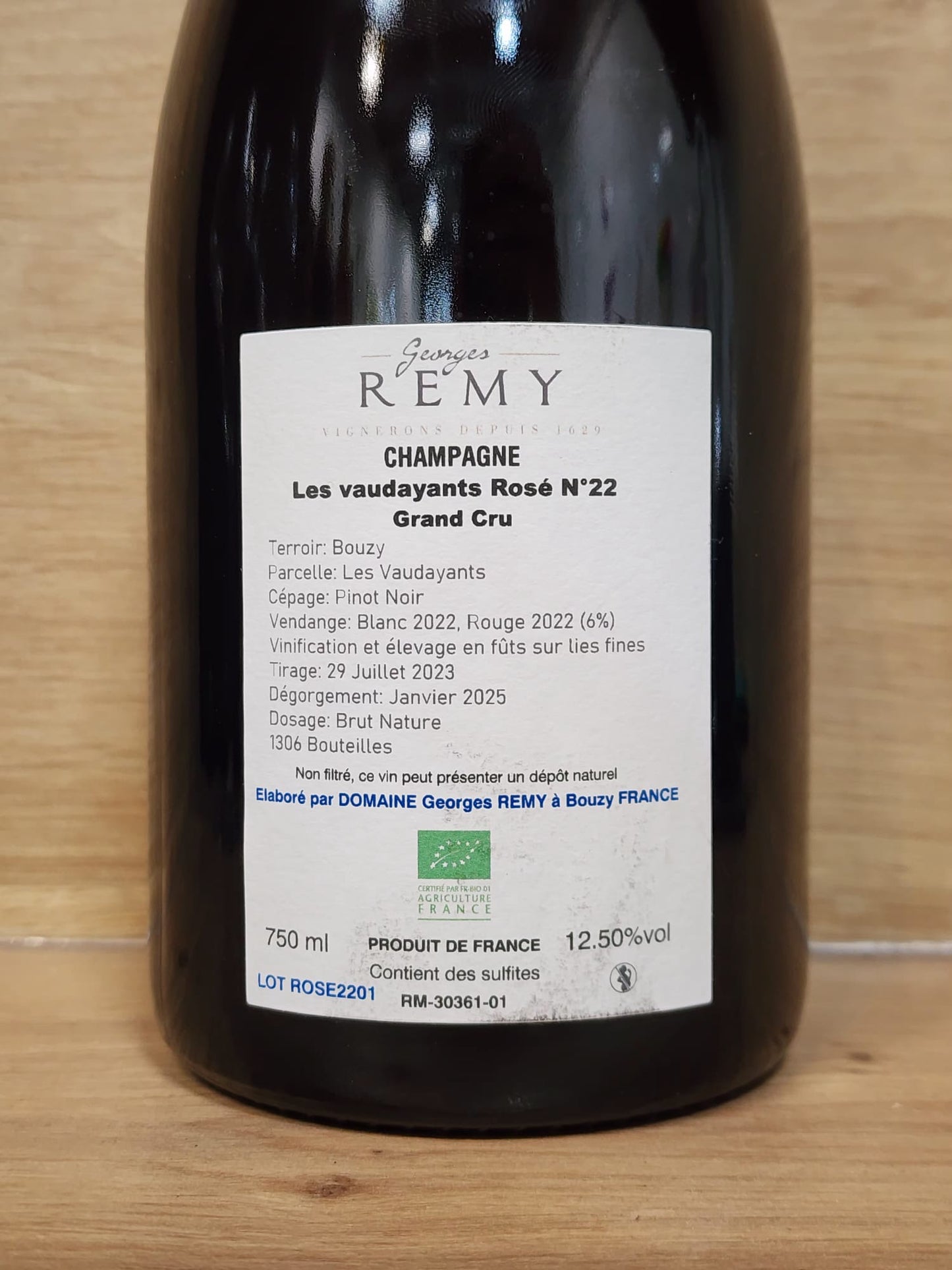 Georges Remy – Les Vaudayants Rosé N°22 - CPHWINES