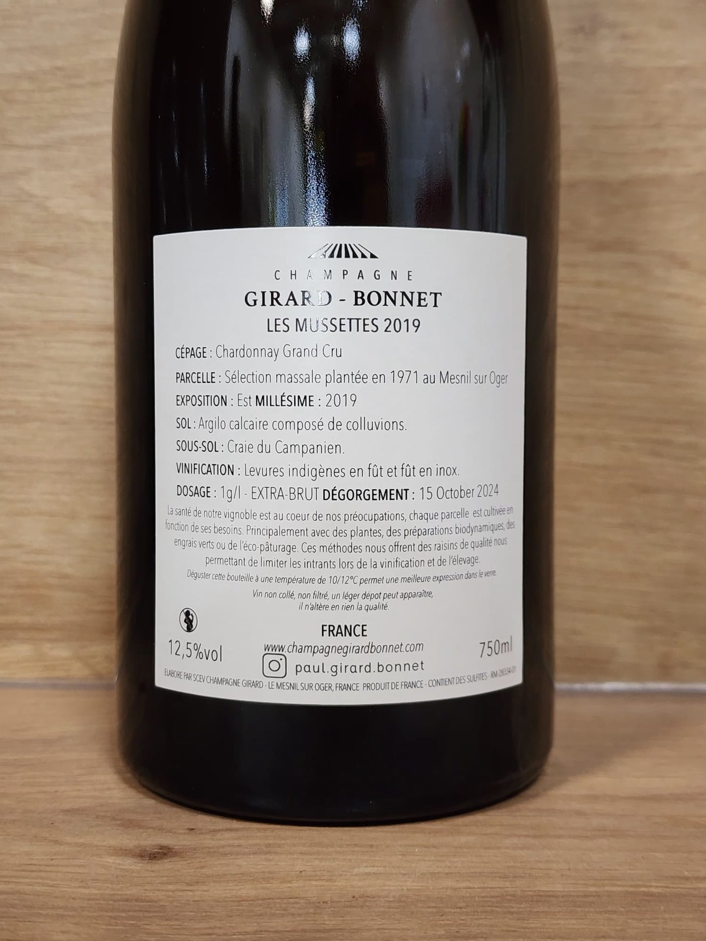 Girard-Bonnet – Les Mussettes - CPHWINES