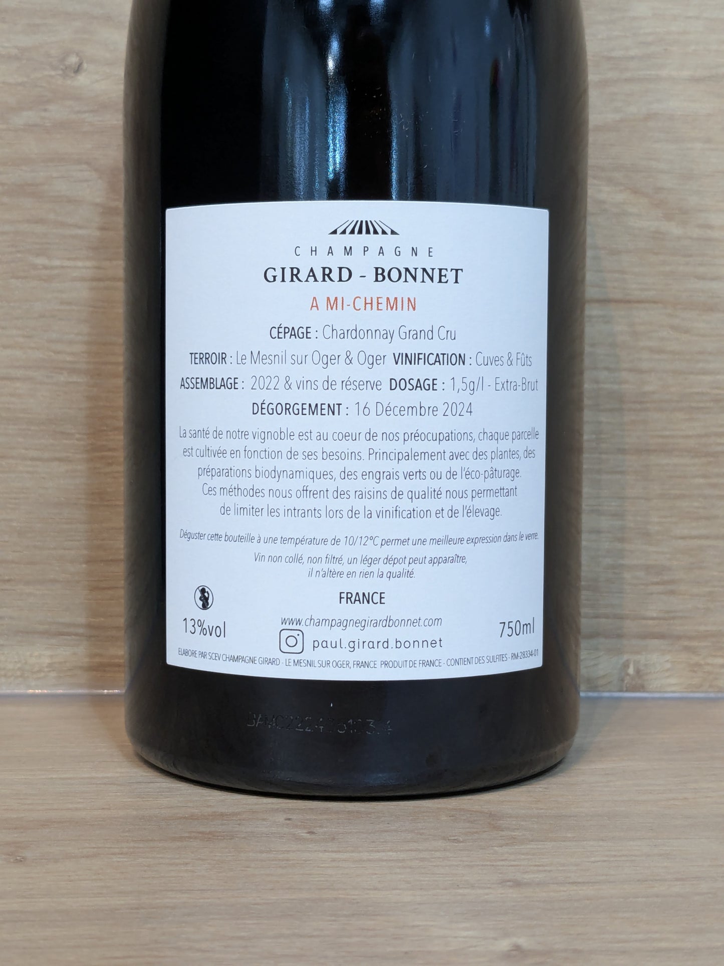 Girard-Bonnet - À Mi-Chemin - CPHWINES