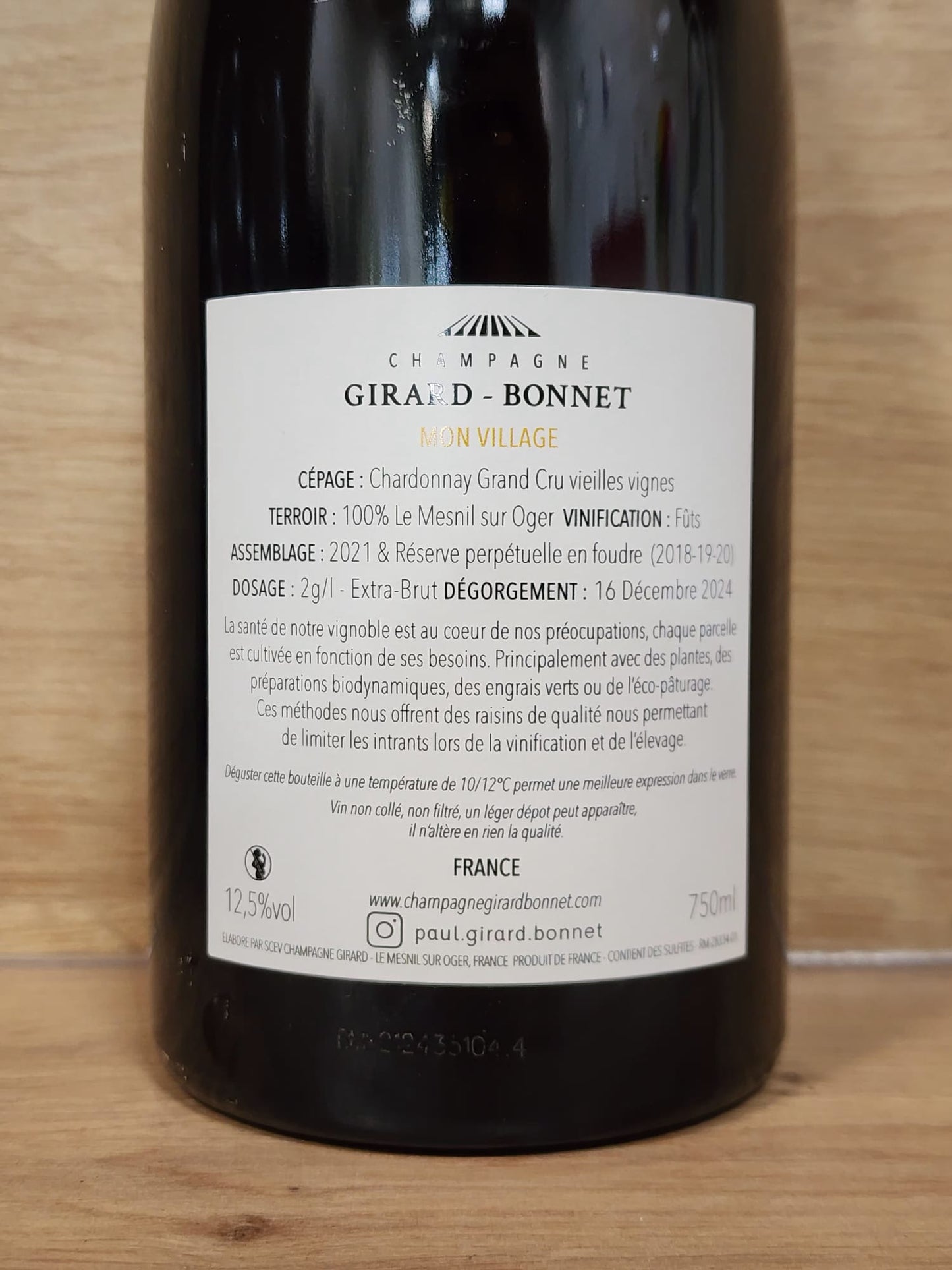 Girard-Bonnet – Mon Village - CPHWINES