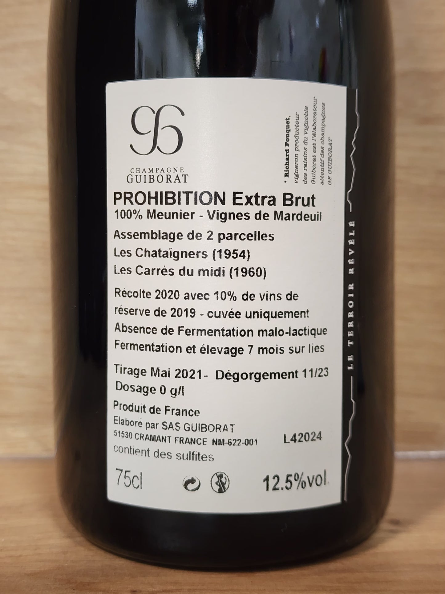 Guiborat – PROHIBITION - CPHWINES