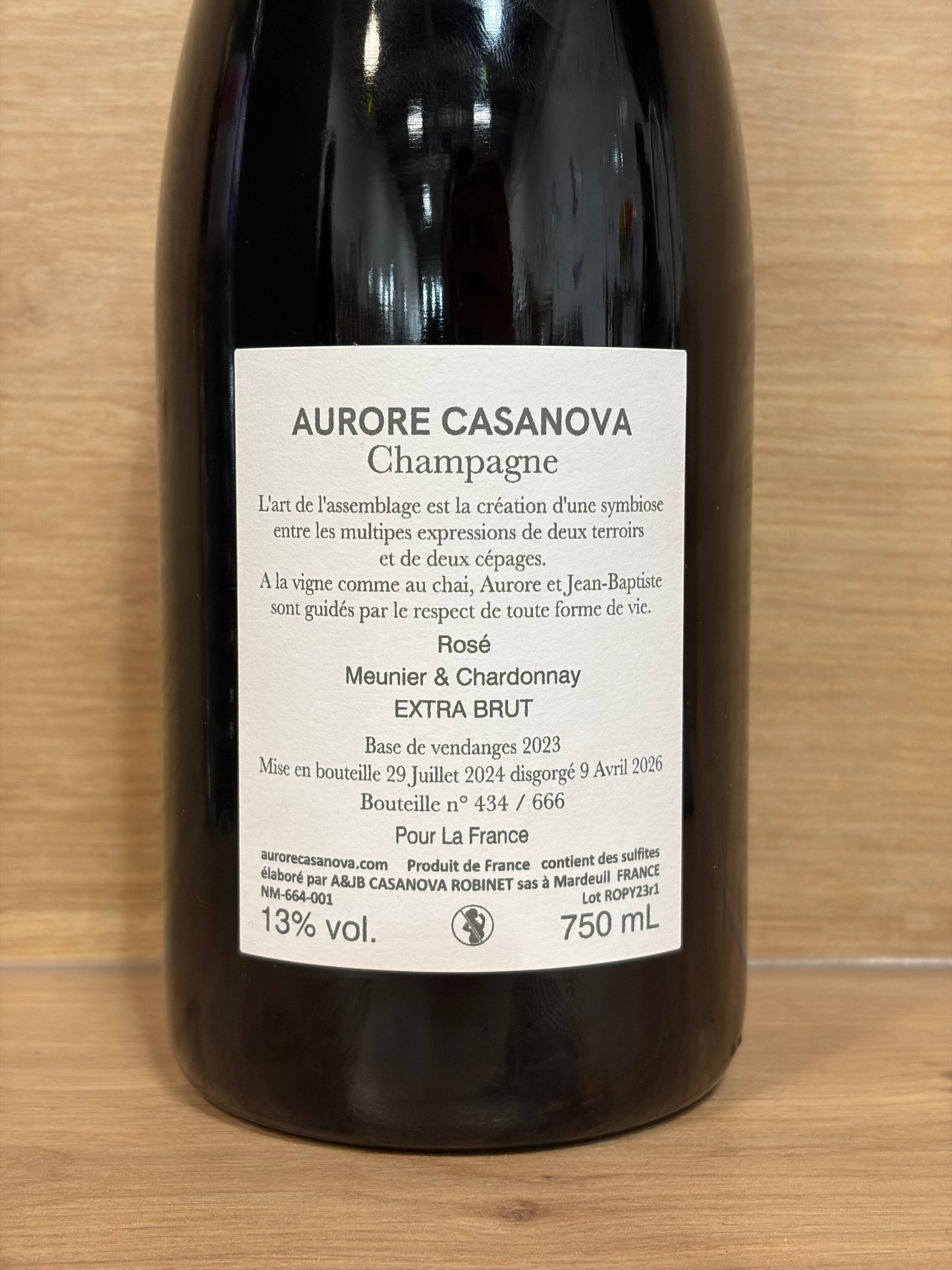 Aurore Casanova - Rosé Extra Brut - CPHWINES