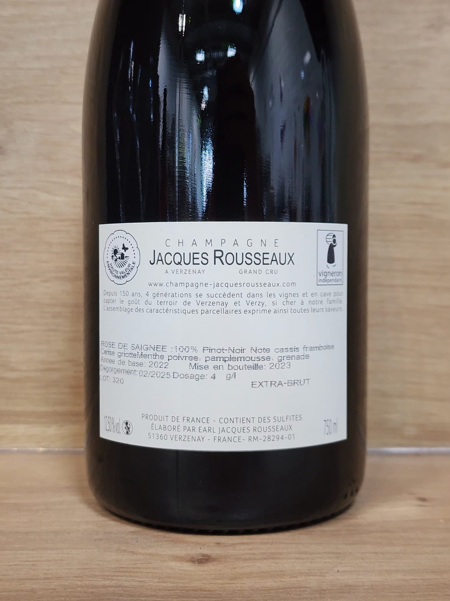 Jacques Rousseaux – Rosé de Saignée - CPHWINES