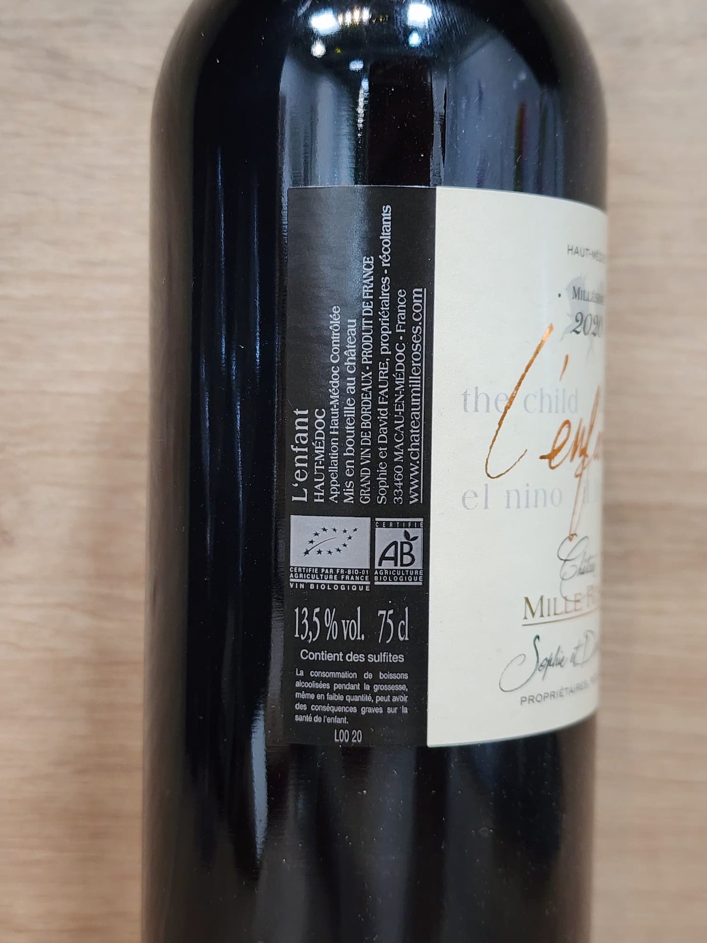 L’Enfant – Haut-Médoc - CPHWINES