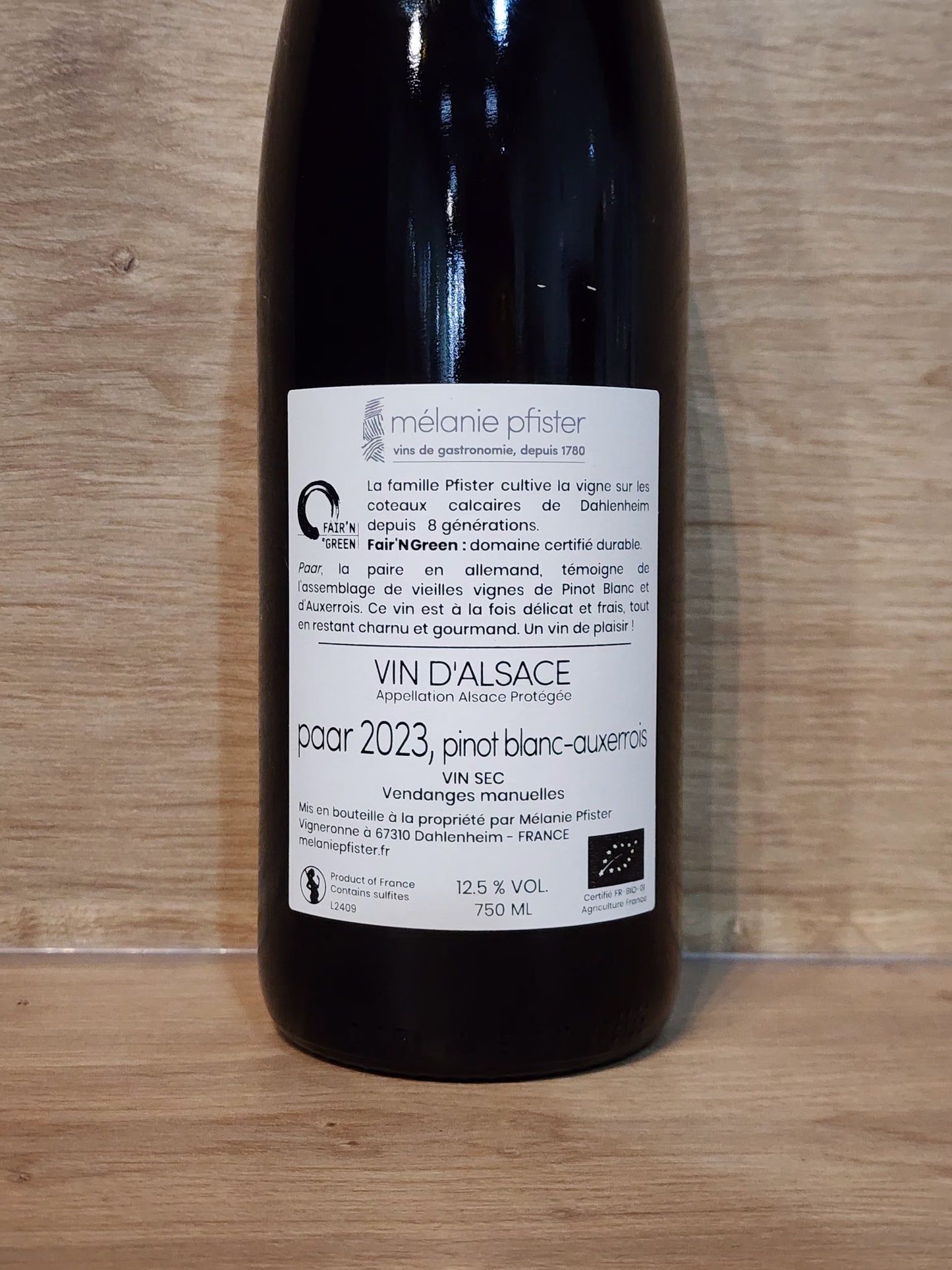 Mélanie Pfister - Paar 2023 - CPHWINES