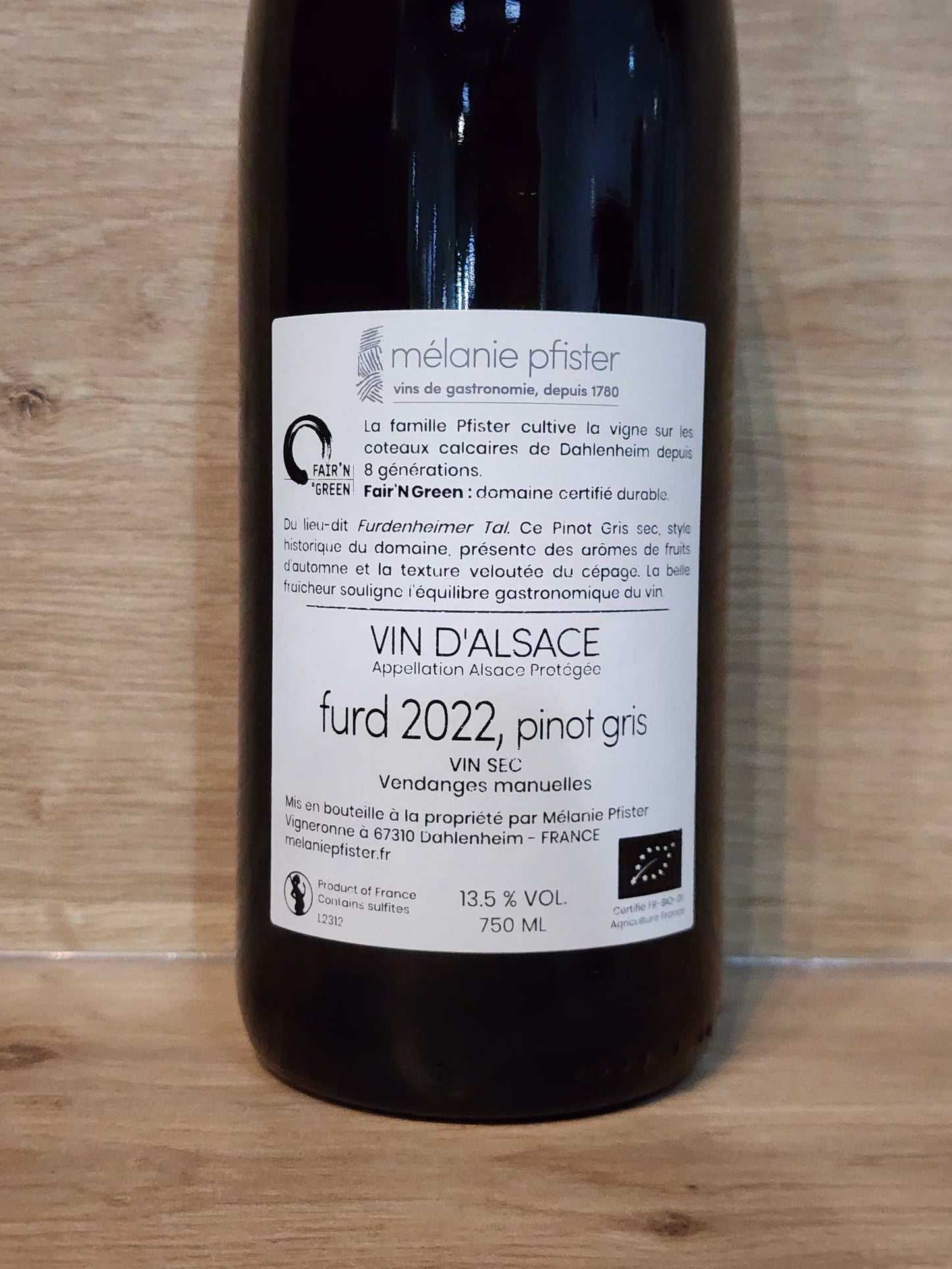 Mélanie Pfister - Pinot Gris Furd 2022 - CPHWINES