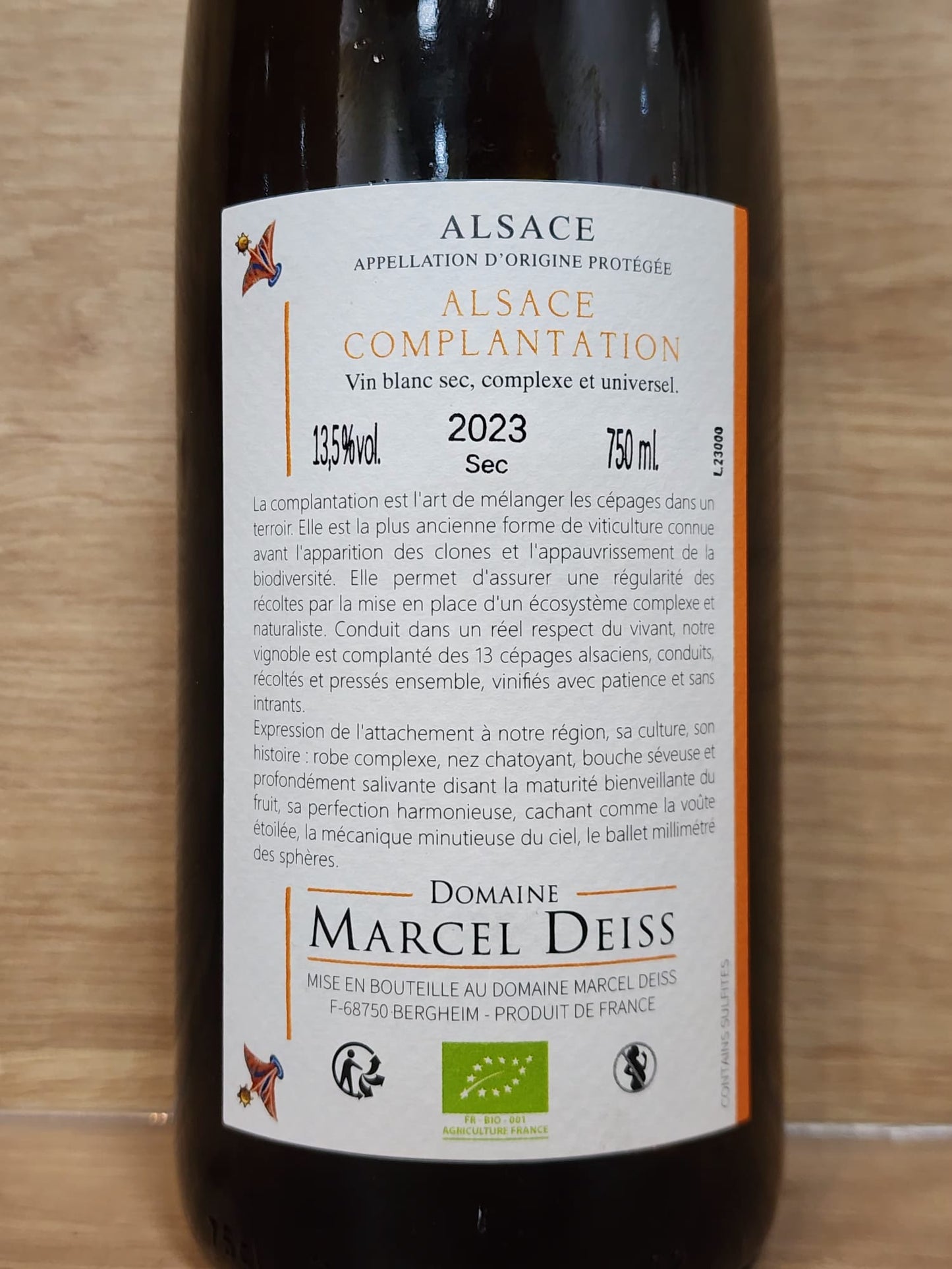 Marcel Deiss - Alsace Complantation 2023 - CPHWINES