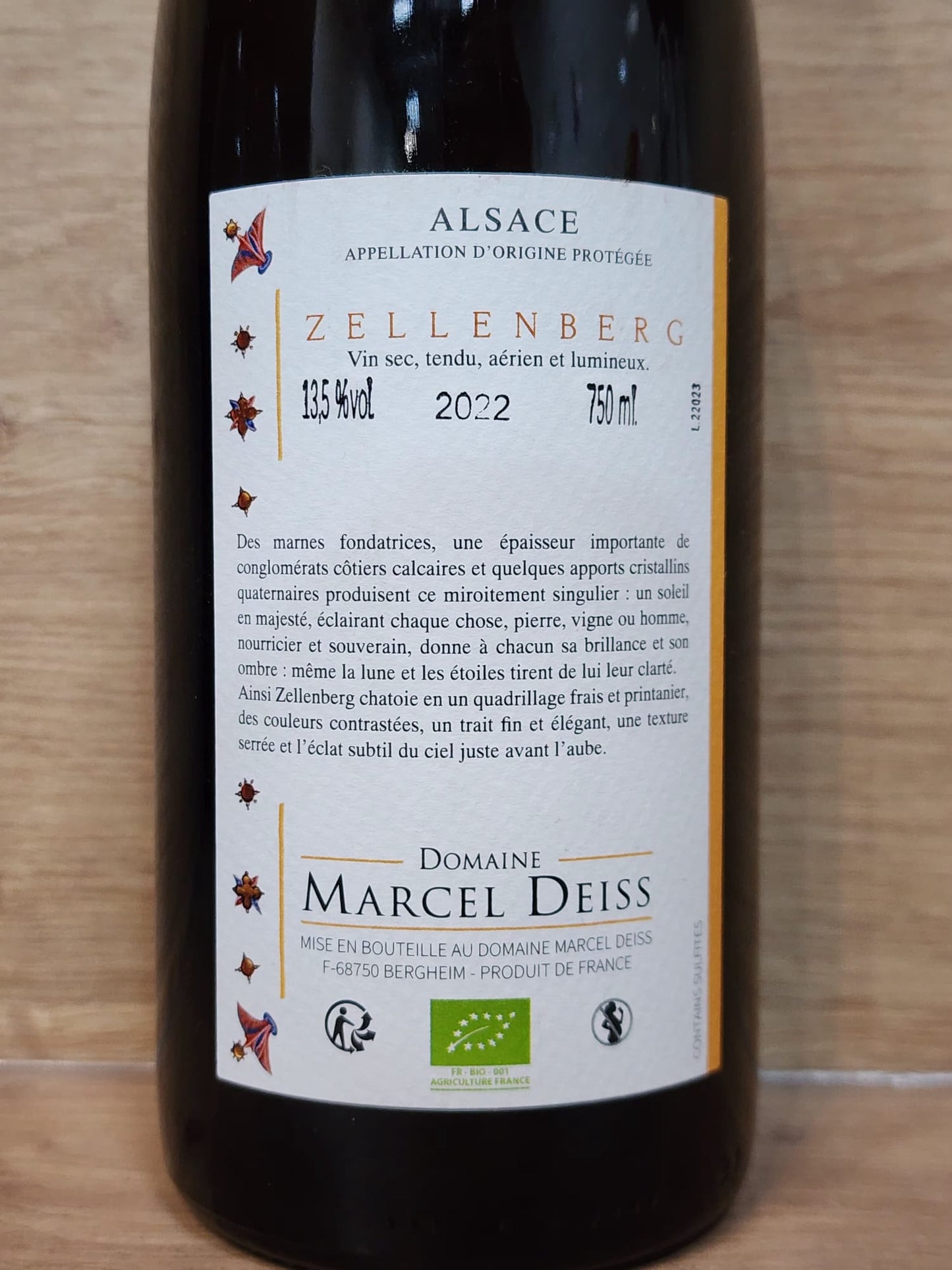 Marcel Deiss - Zellenberg 2022 - CPHWINES