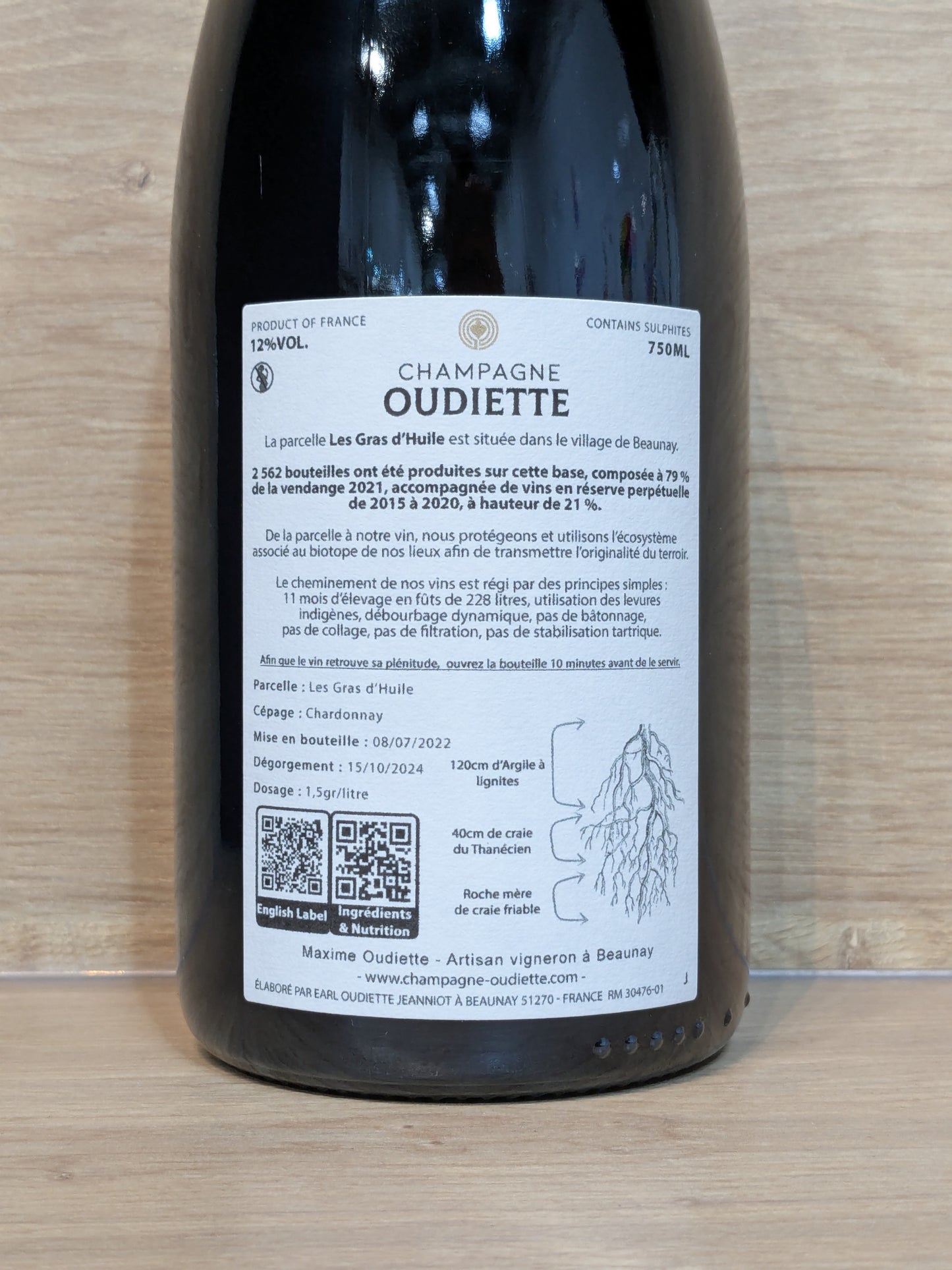 Oudiet - LGH Les Gras d'Huile - CPHWINES