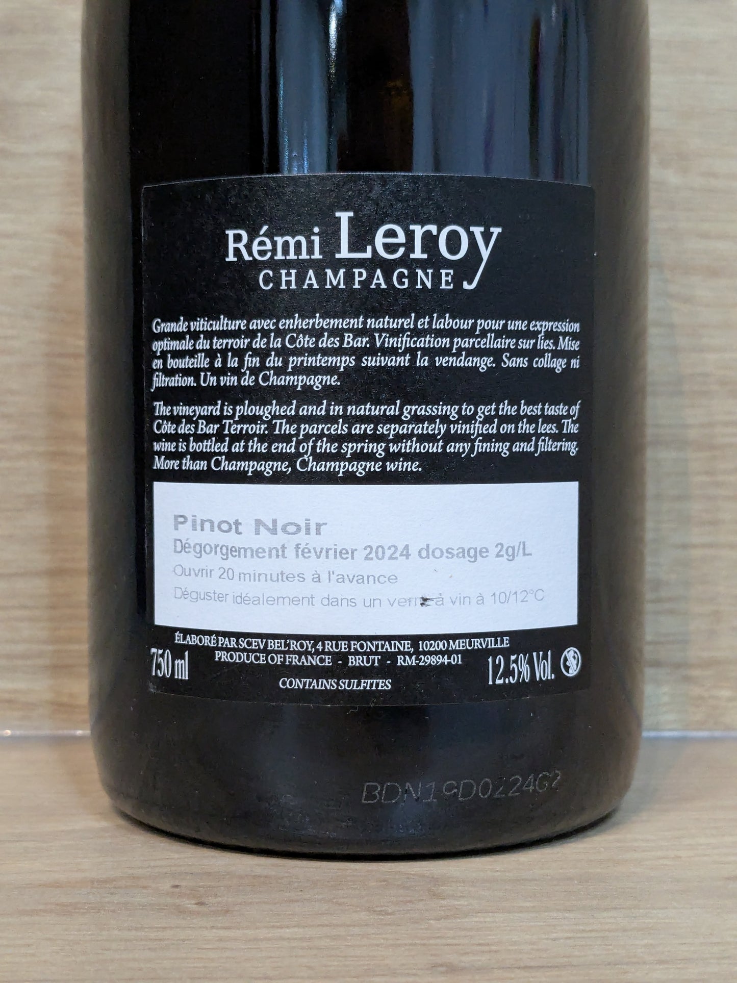 Rémi Leroy - Blanc de Noirs 2019 - CPHWINES