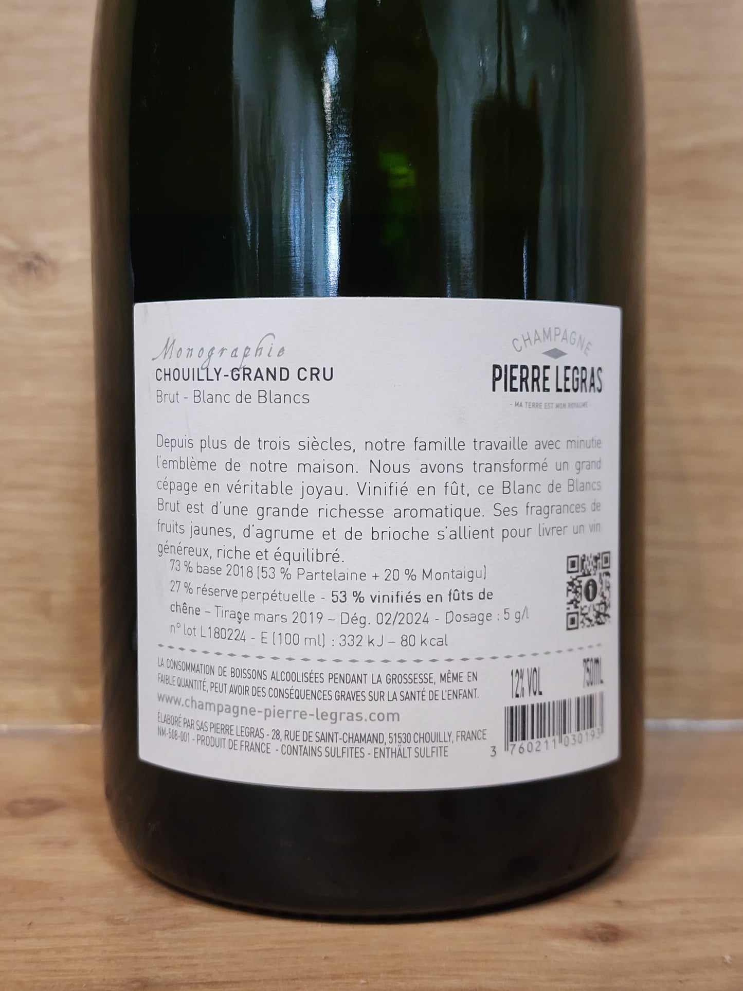 Pierre Legras – Monographie CPHWINES