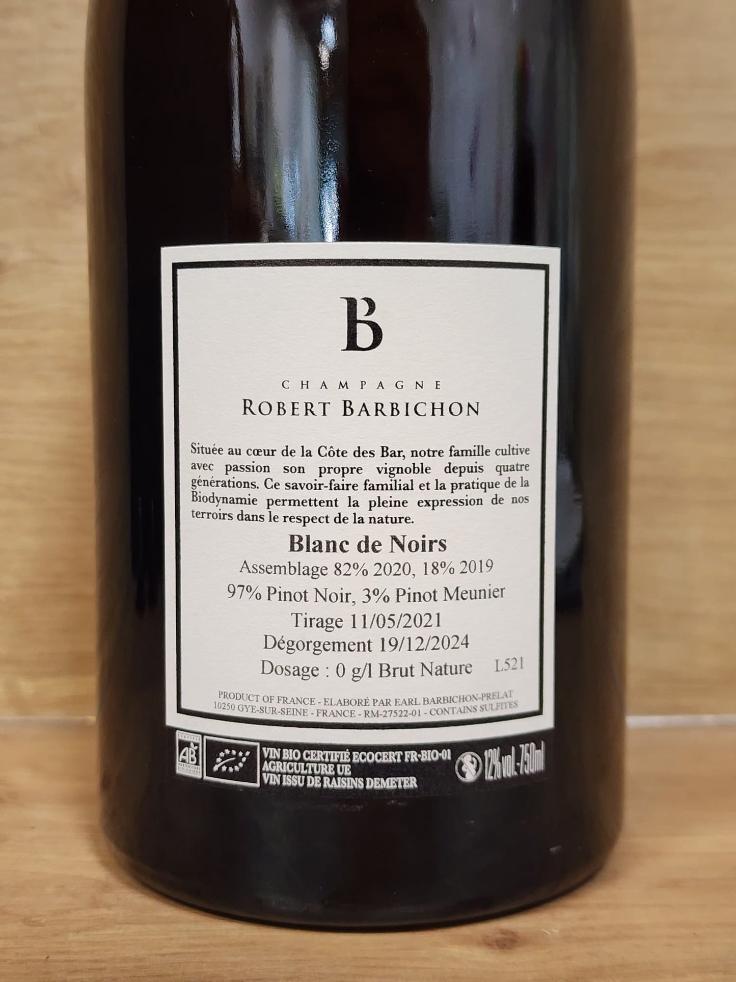 Robert Barbichon – Blanc de Noirs - CPHWINES