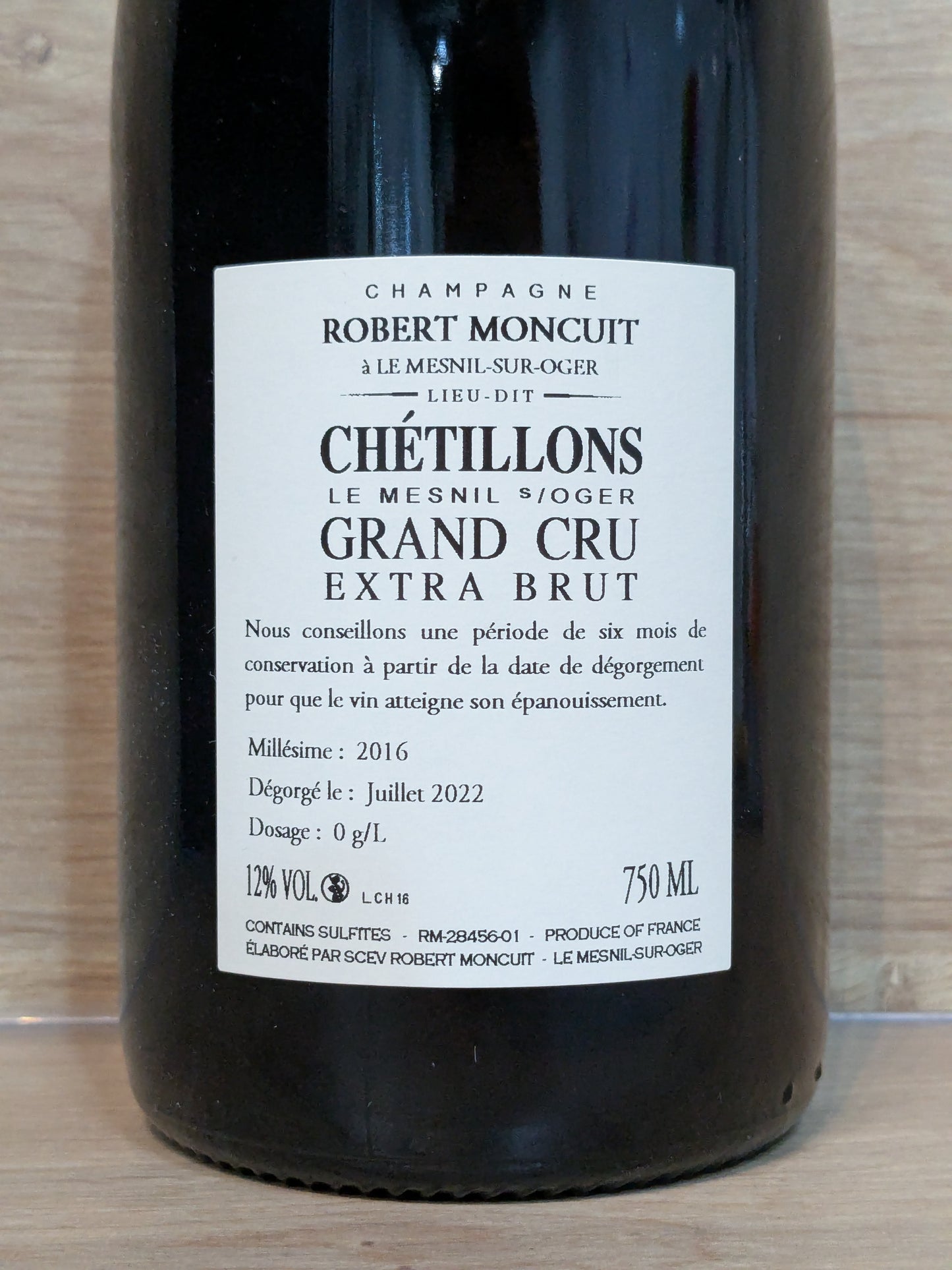 Robert Moncuit - Les Chétillons 2016 - CPHWINES