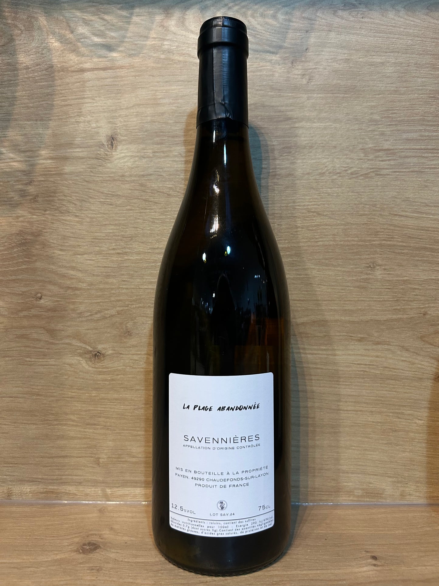 Savennières - La Plage Abandonnée - CPHWINES