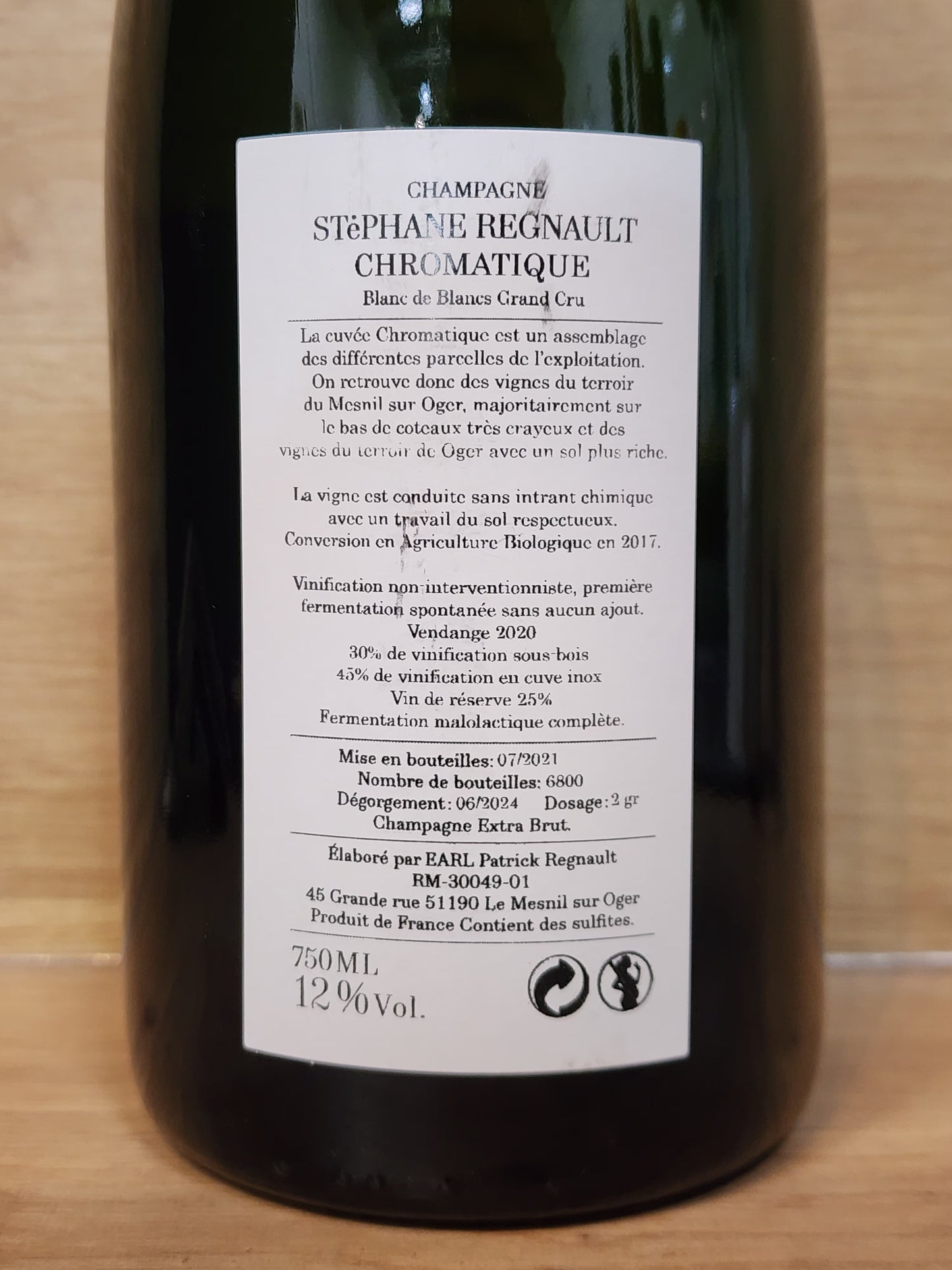 Stéphane Regnault – Chromatique CPHWINES