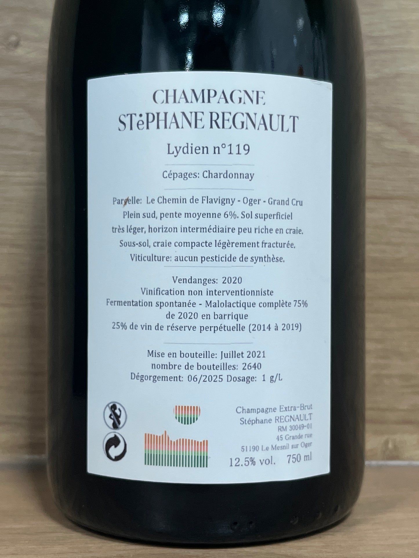 Stéphane Regnault - LYDIEN N°119 2020 - CPHWINES
