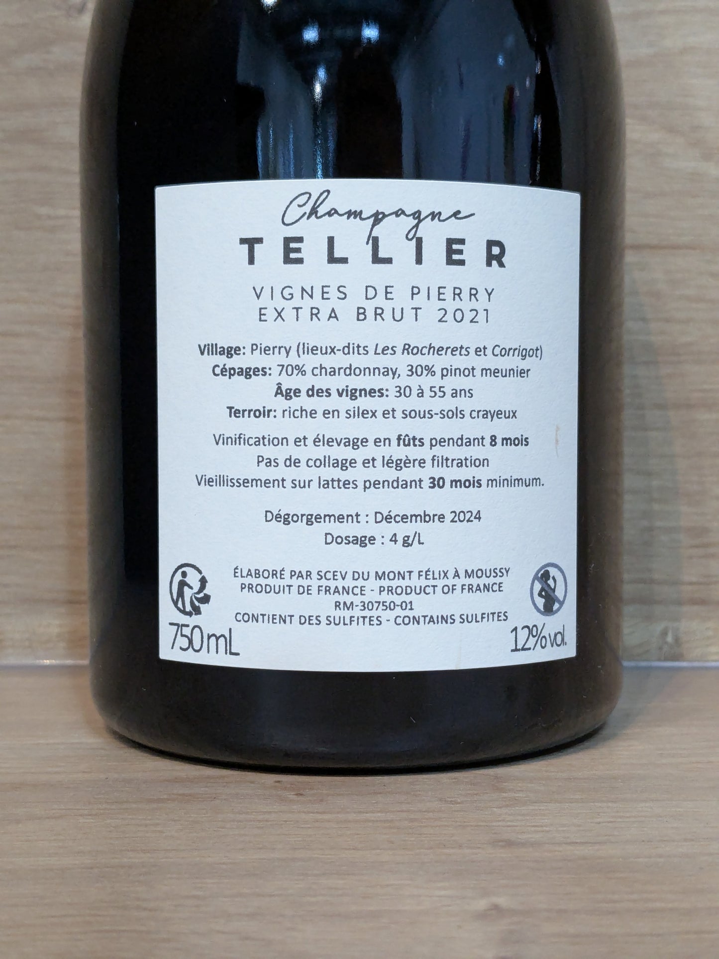 Tellier - Vignes de Pierry 2021 - CPHWINES