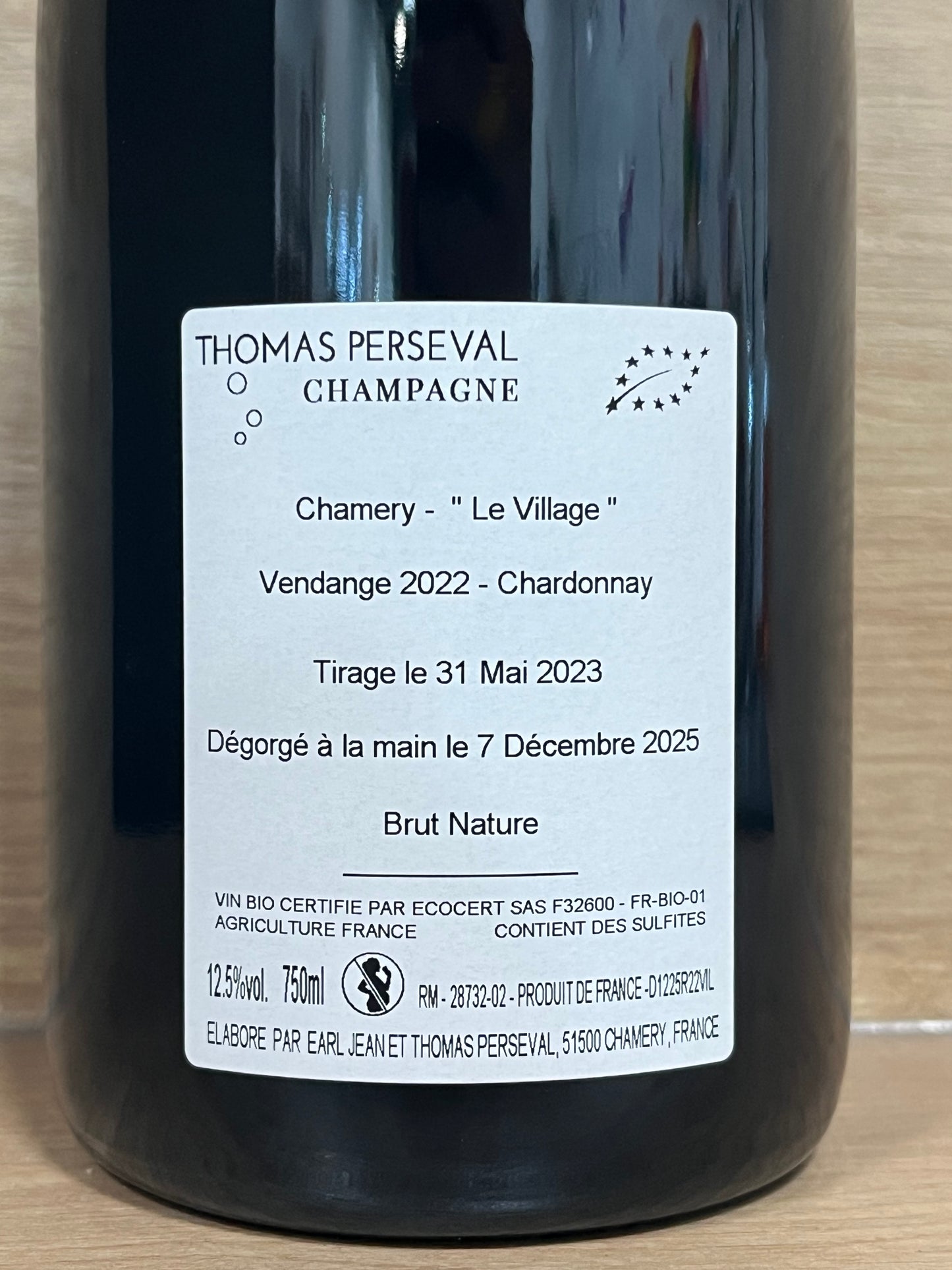 Thomas Perseval - Blanc de Blancs Le Village 2022 - CPHWINES