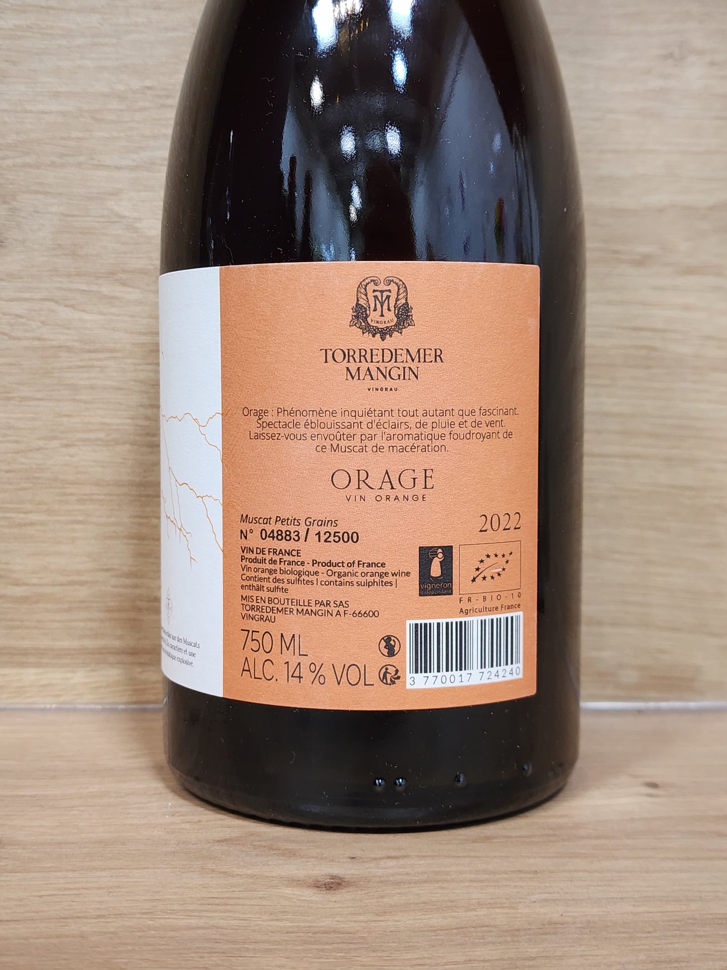 Torredemer Mangin - Orage 2022 - CPHWINES
