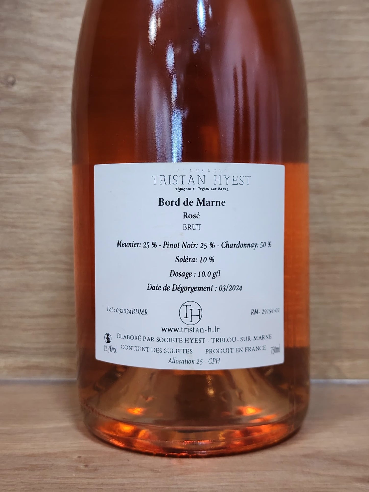 Tristan Hyest – Bord de Marne Rosé - CPHWINES